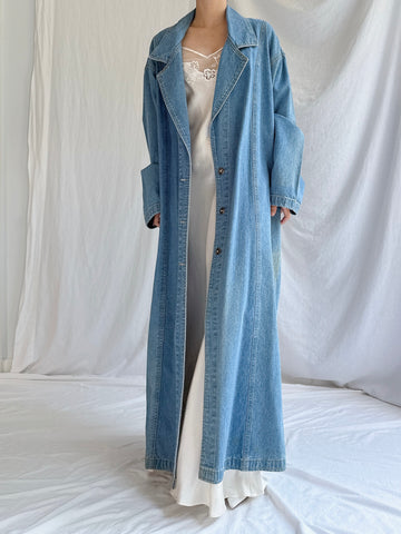 Vintage Denim Duster - M/L