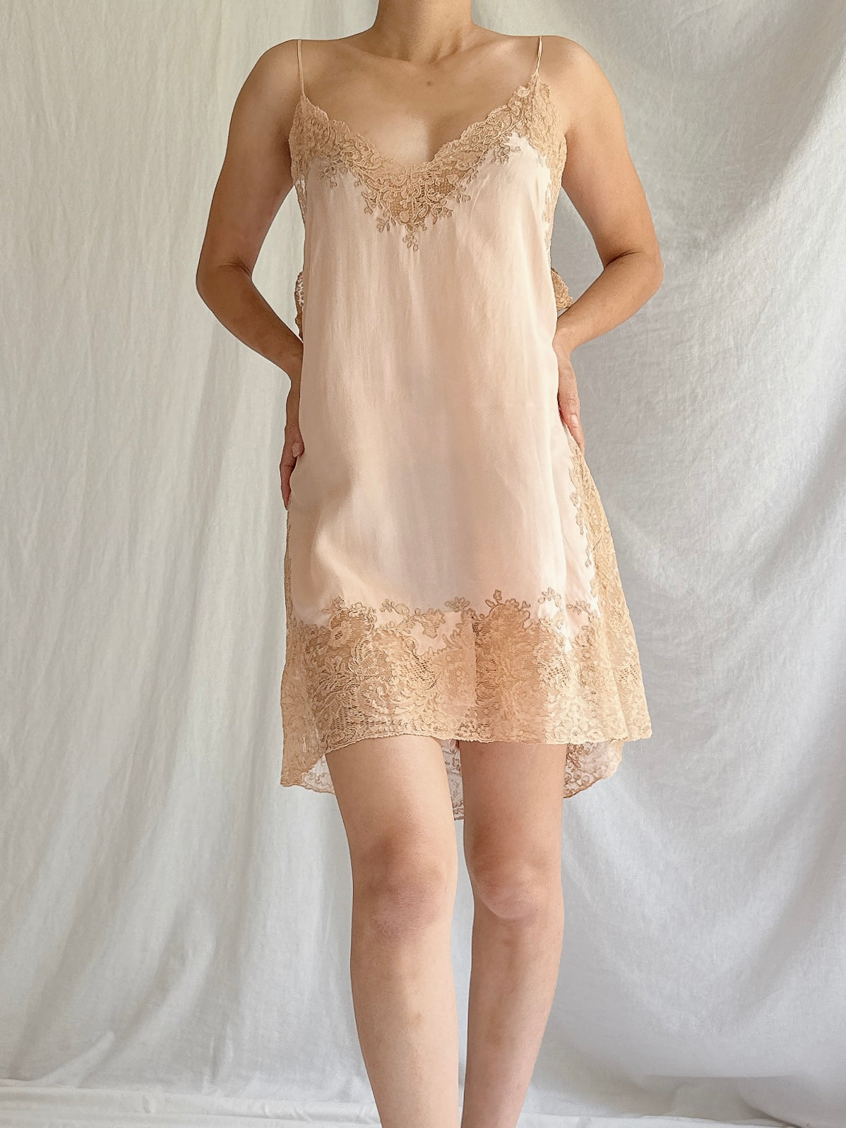 1930s Silk Teddy/Slip - M