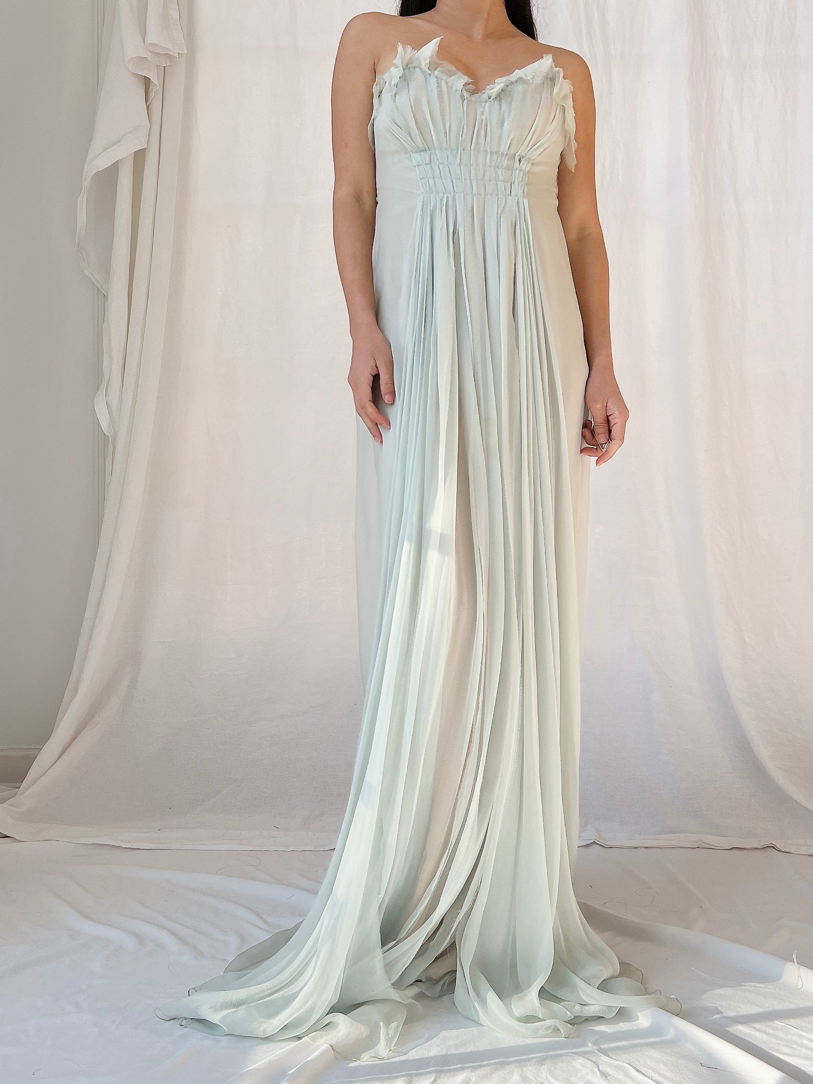 Vintage J. Mendel Silk Chiffon Gown - XS/0
