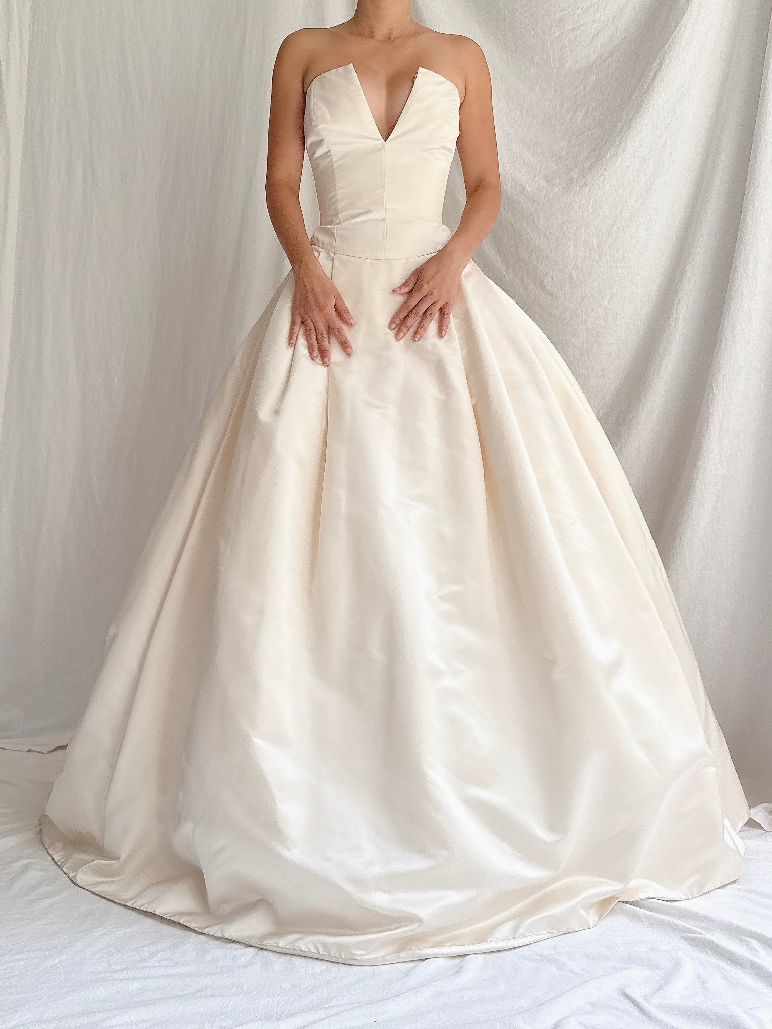 1990s Wearkstatt Silk Gown - S/M 8