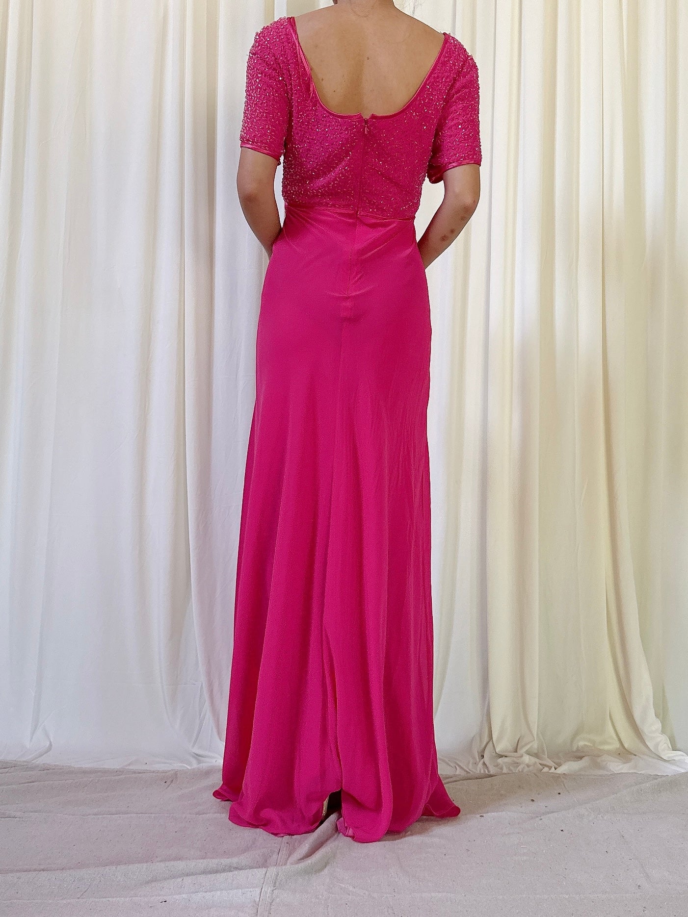 Vintage After Six Pink Dress - UK 14