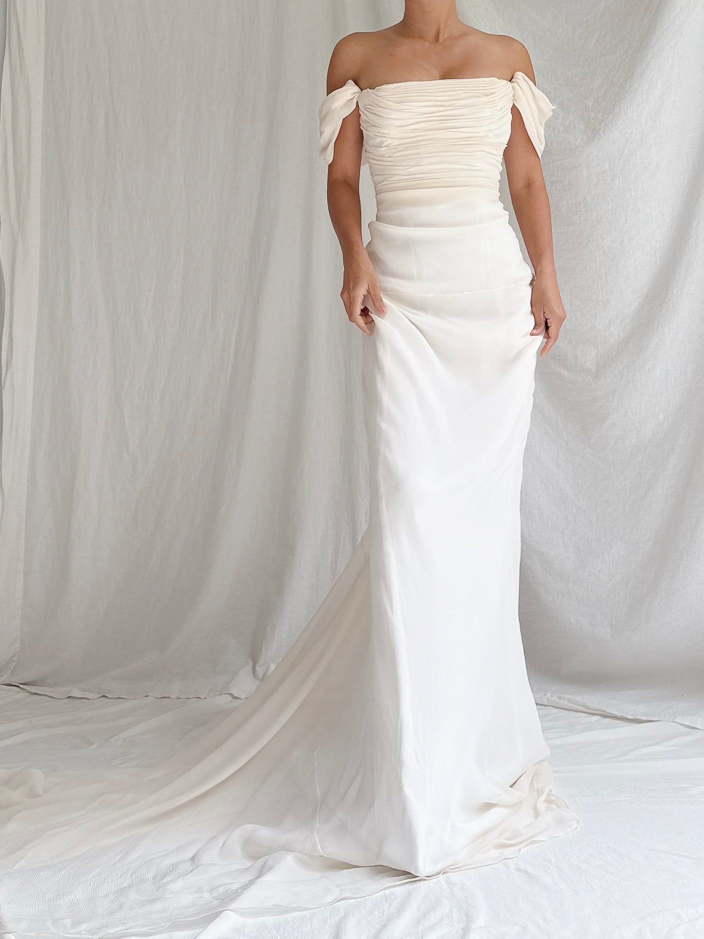 Vintage Peter Langner Italy Silk Gown - S/M