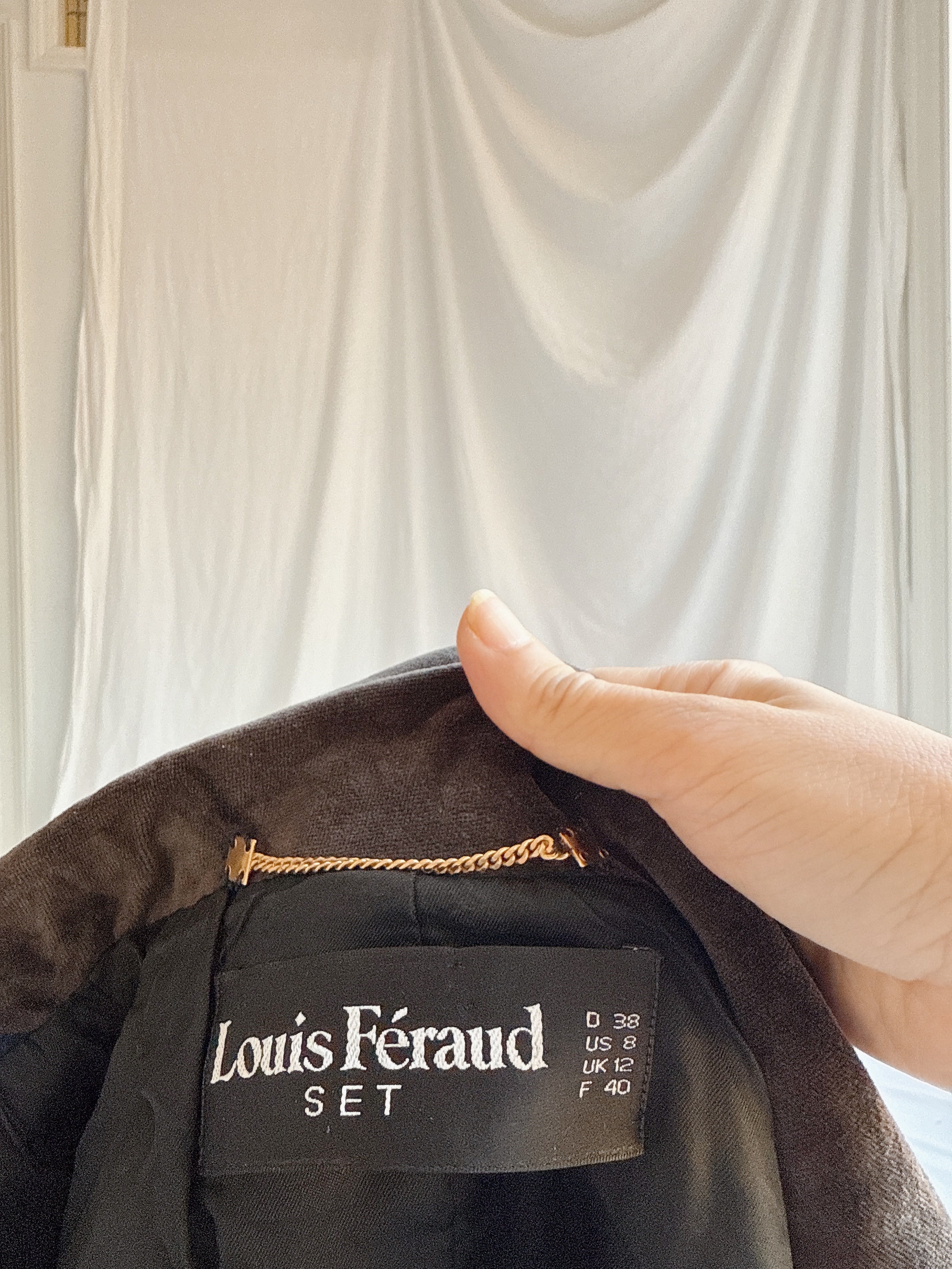 Vintage Louis Feraud Velvet Jacket - M/US8