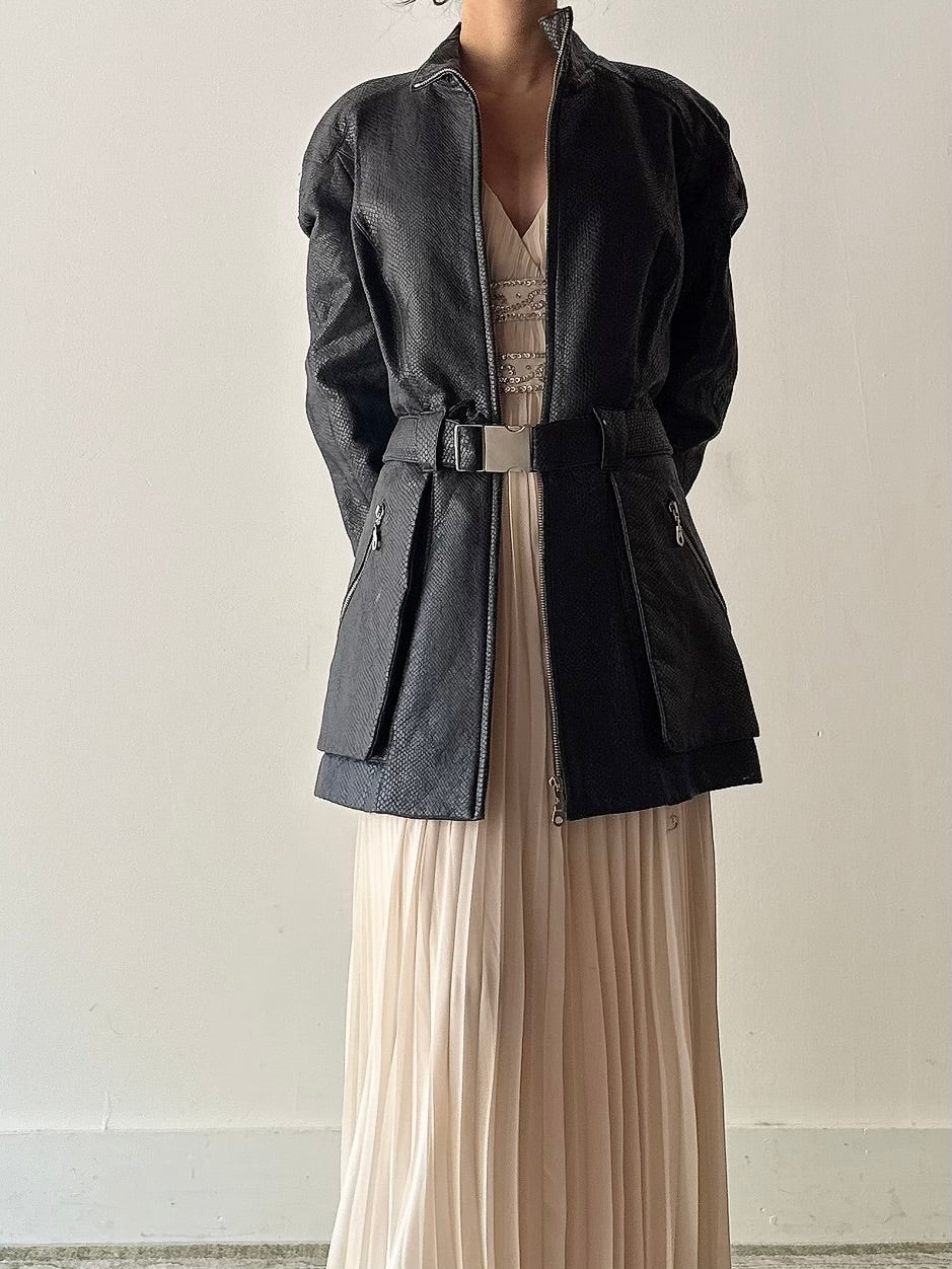 Vintage Black Mugler Trademark Jacket - M/L