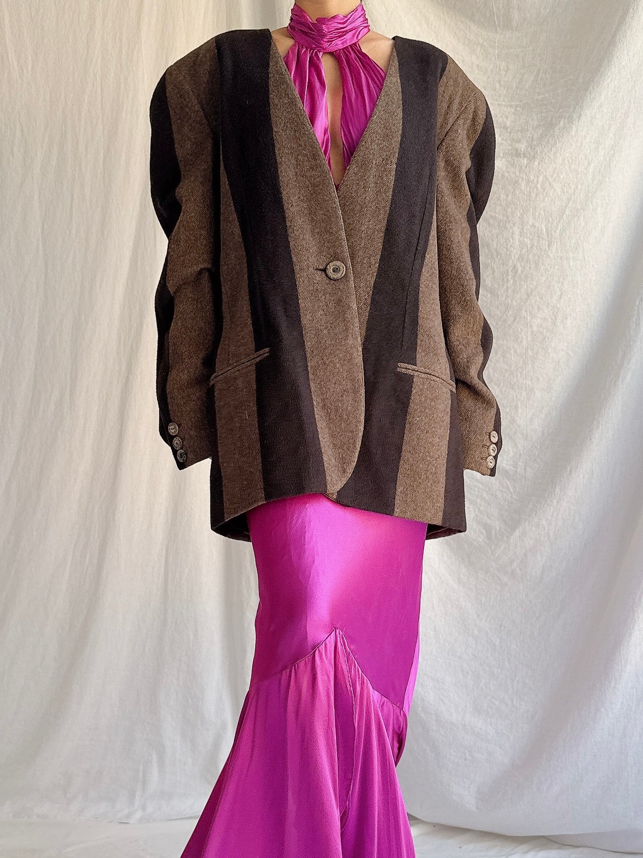 Vintage Krizia Italy Wool Jacket - M/L