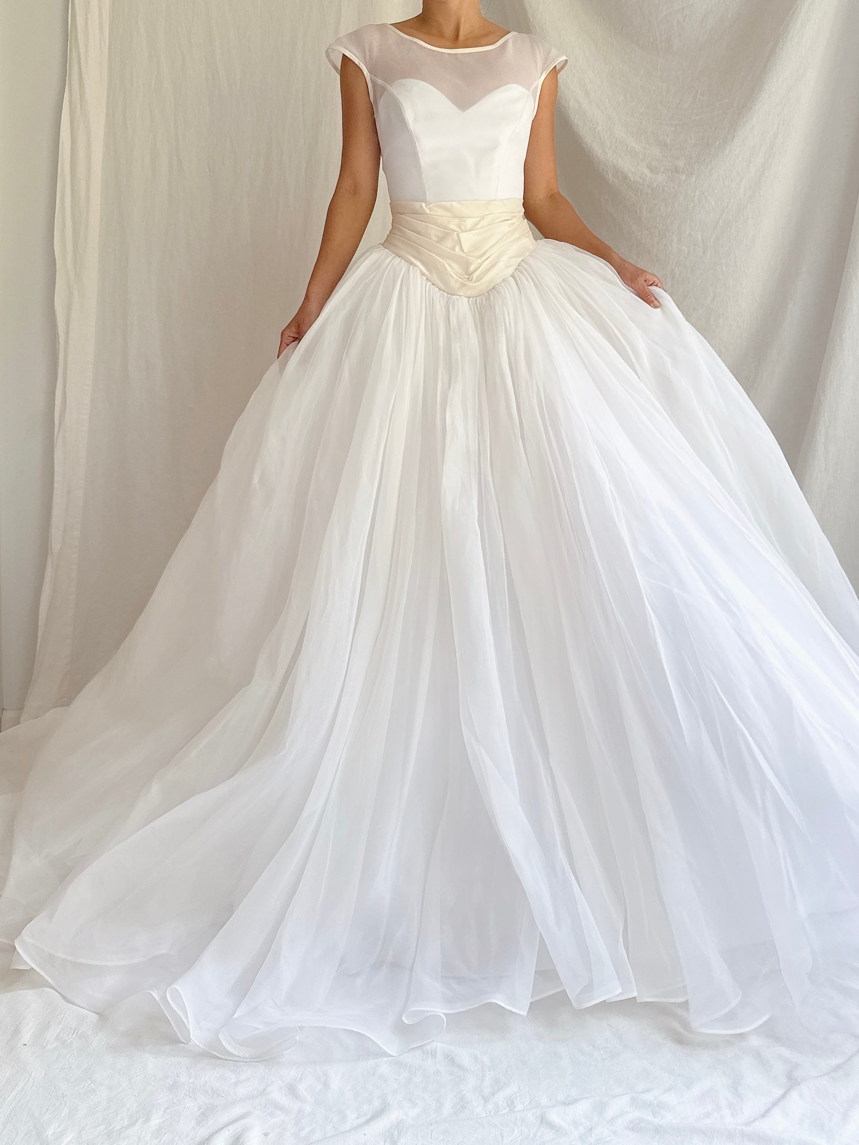 Vintage Christian Dior Silk Organza Gown - XS/2