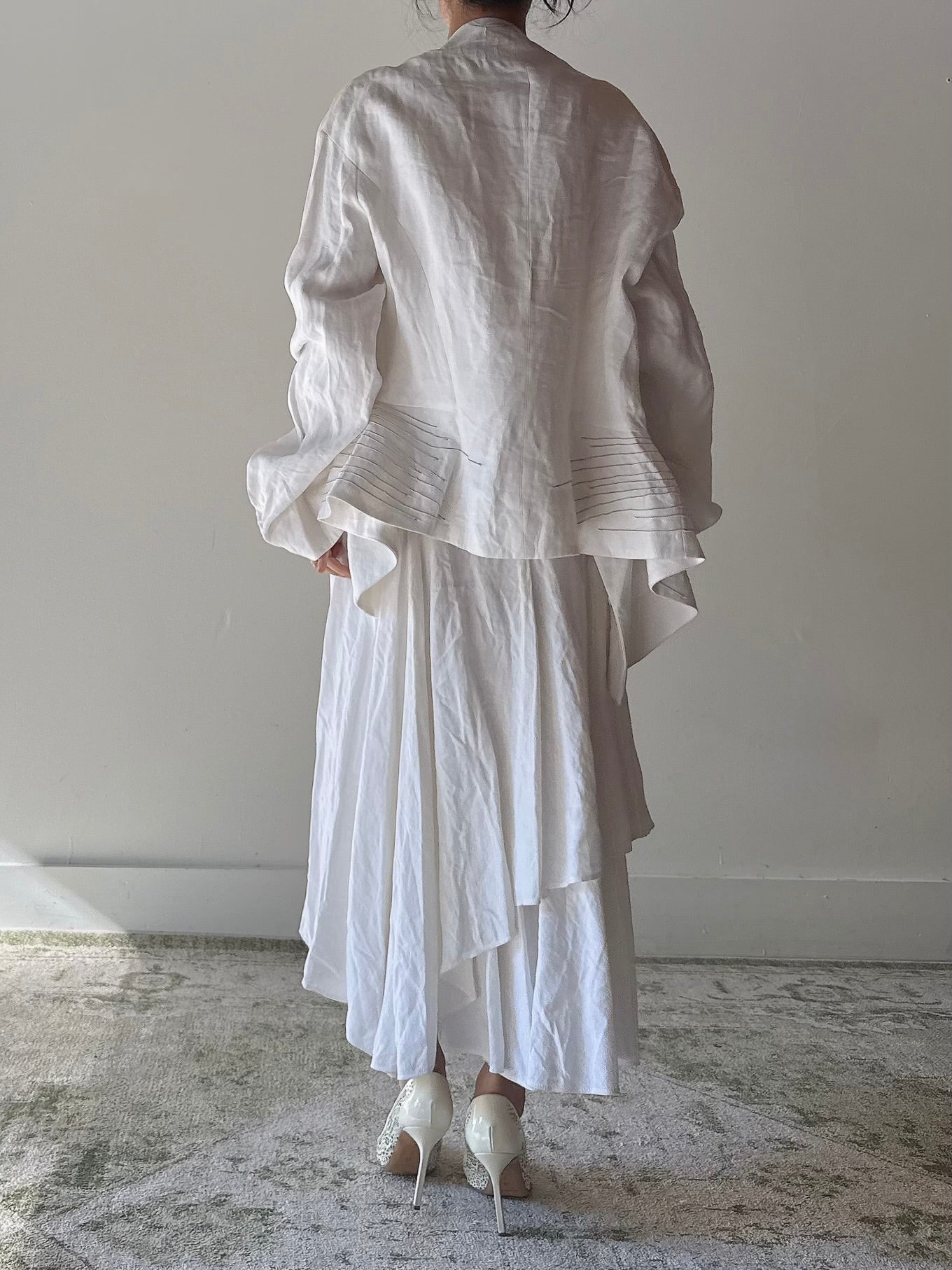 Vintage Anett Rostel Linen 2 Piece Set - FR44
