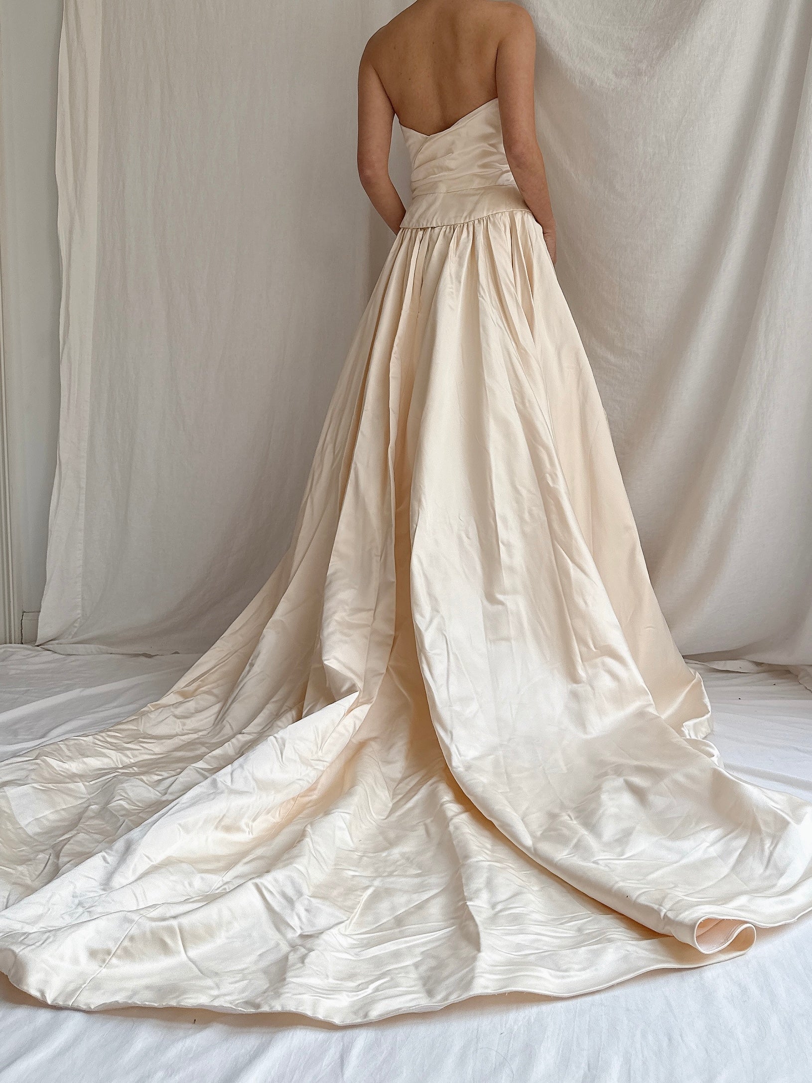 Vintage Marisa Silk Gown - Size 8