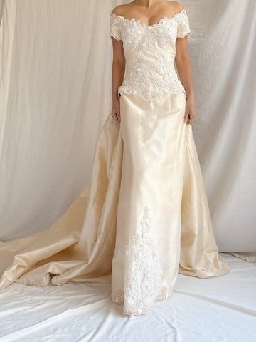 Vintage Silk 2-Piece Set - S