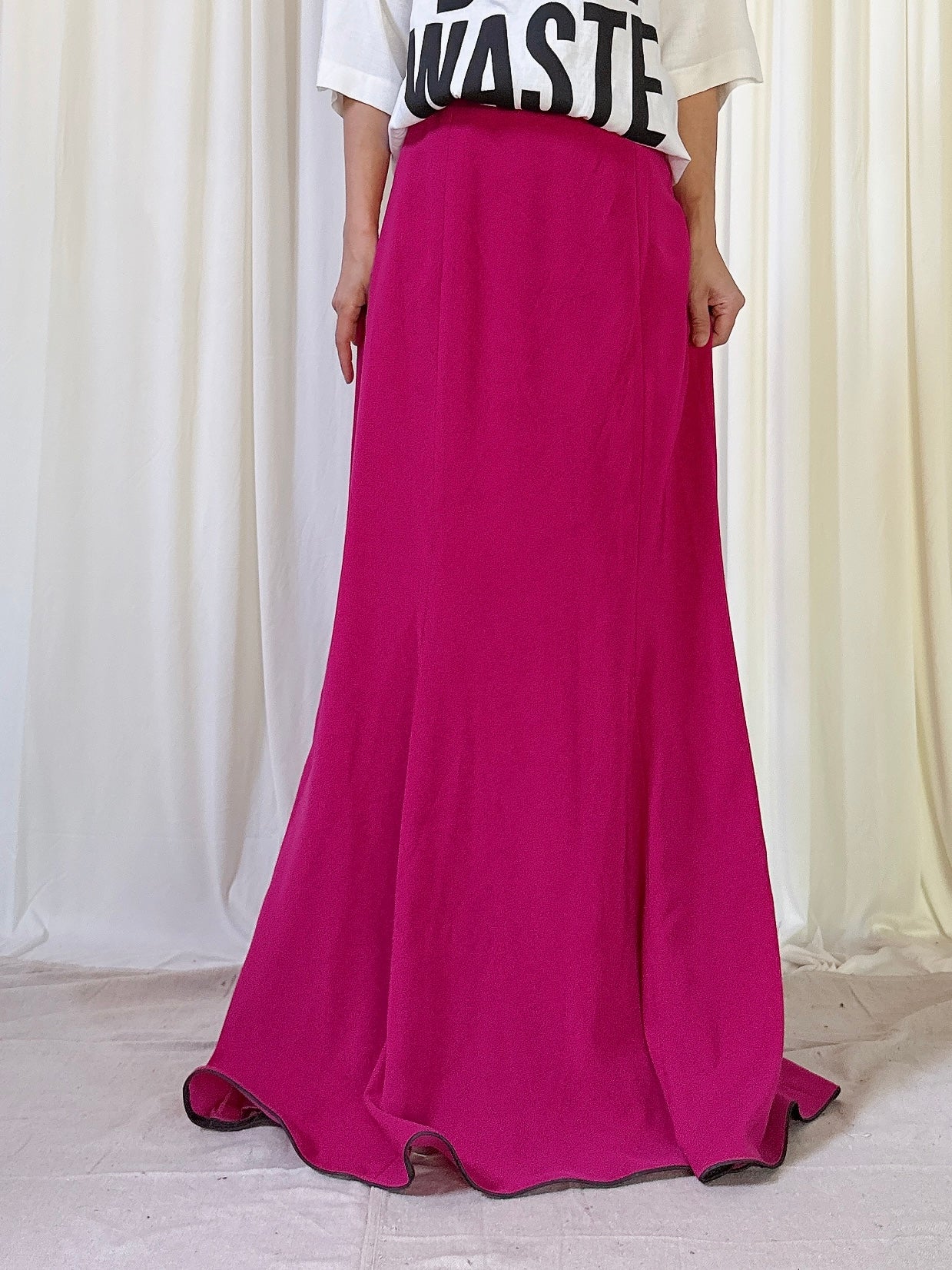 Vintage Equateur Pink Skirt - L
