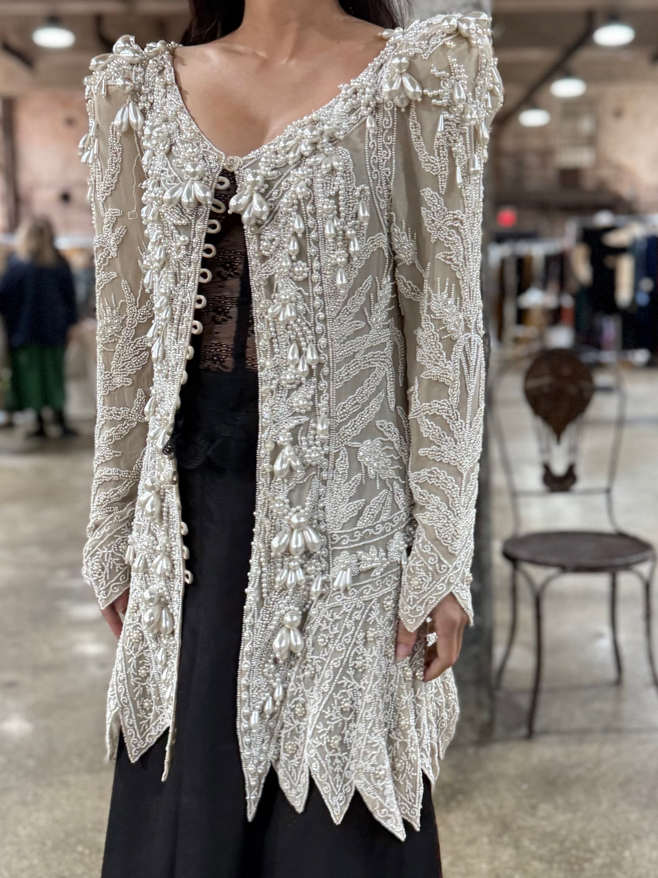 Vintage Eavis & Brown Silk Duster -XS