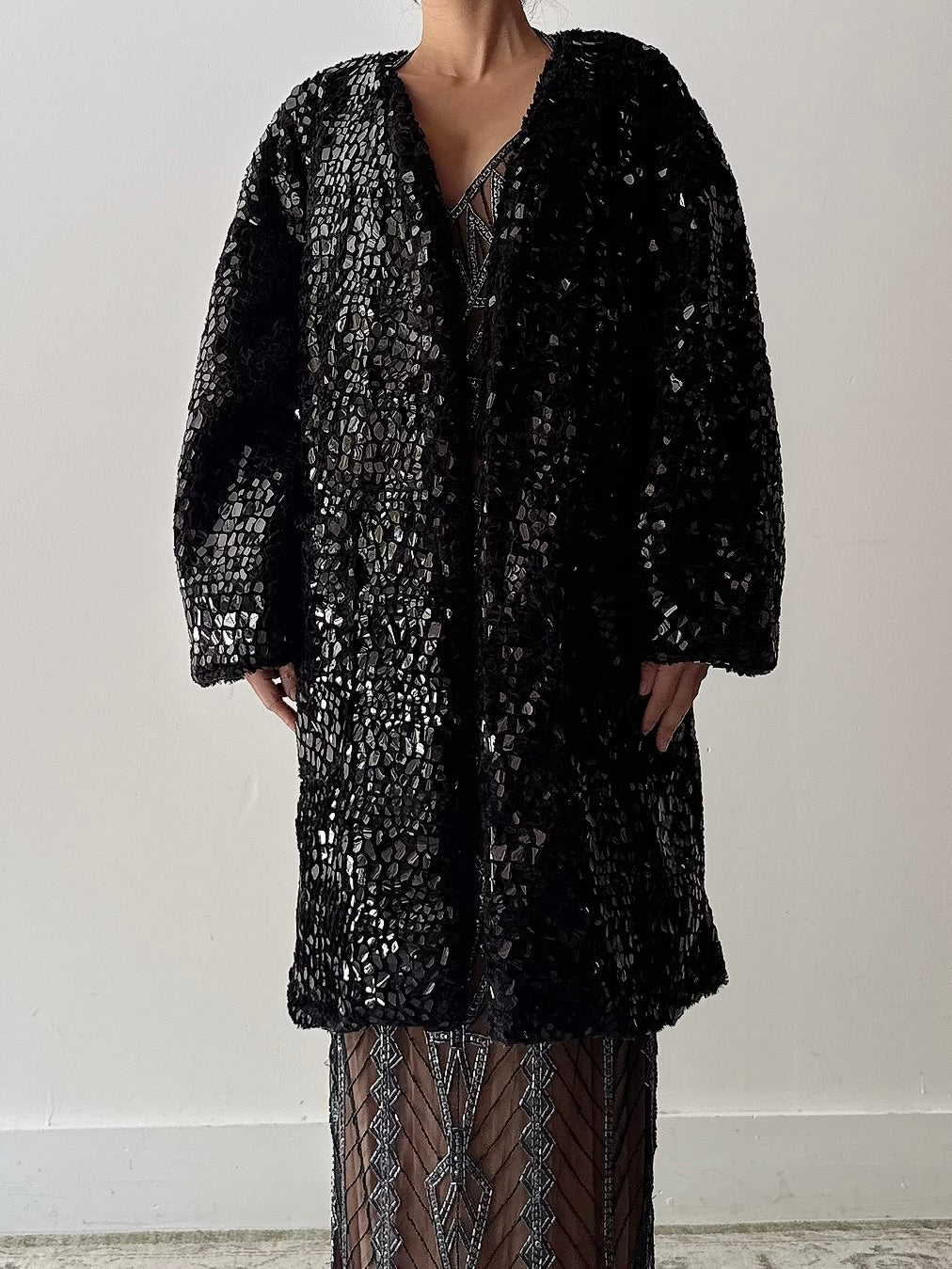 Vintage Interdee Paris Textured Jacket - M