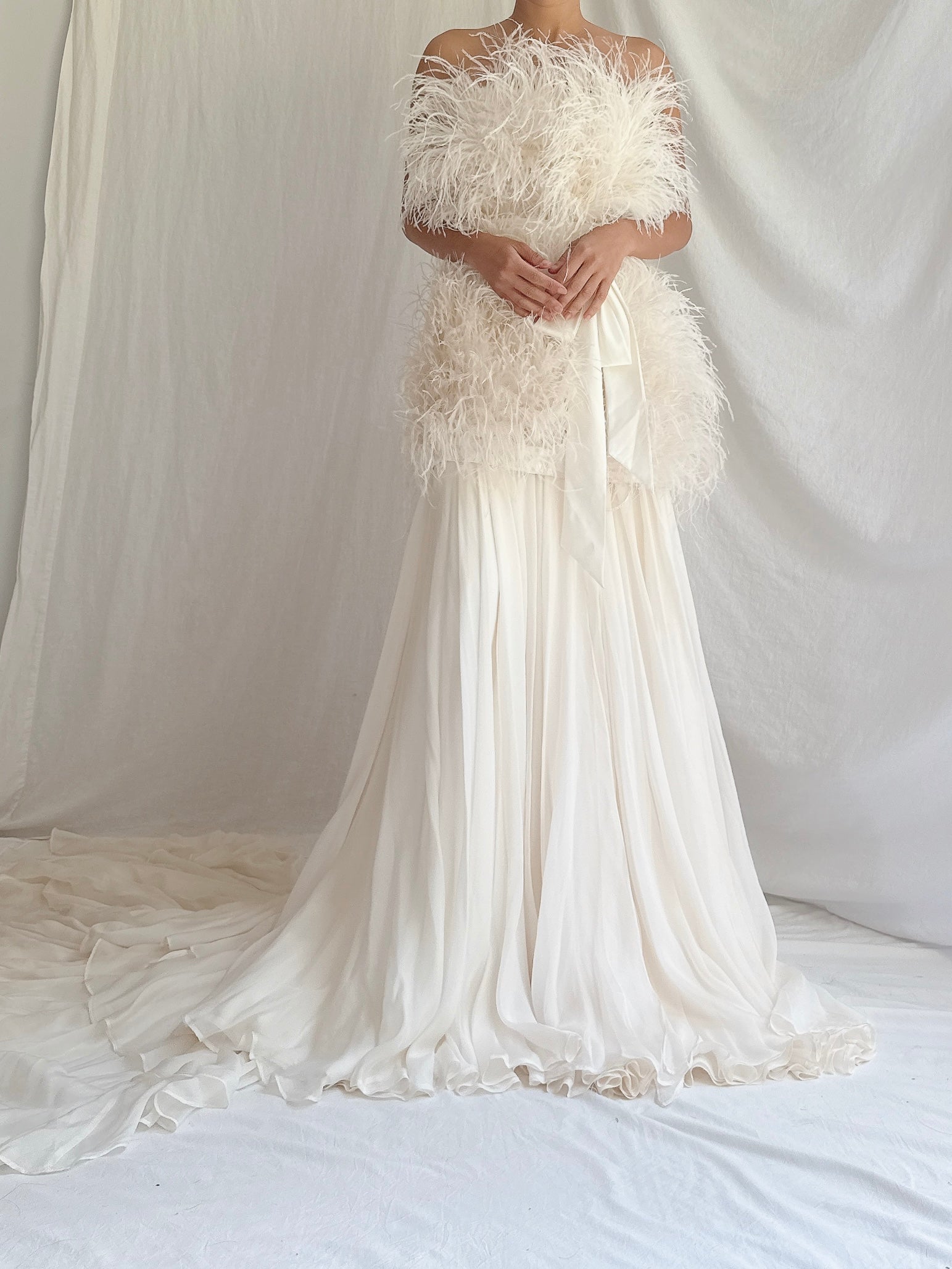 00 Feather and Silk Set - S/4