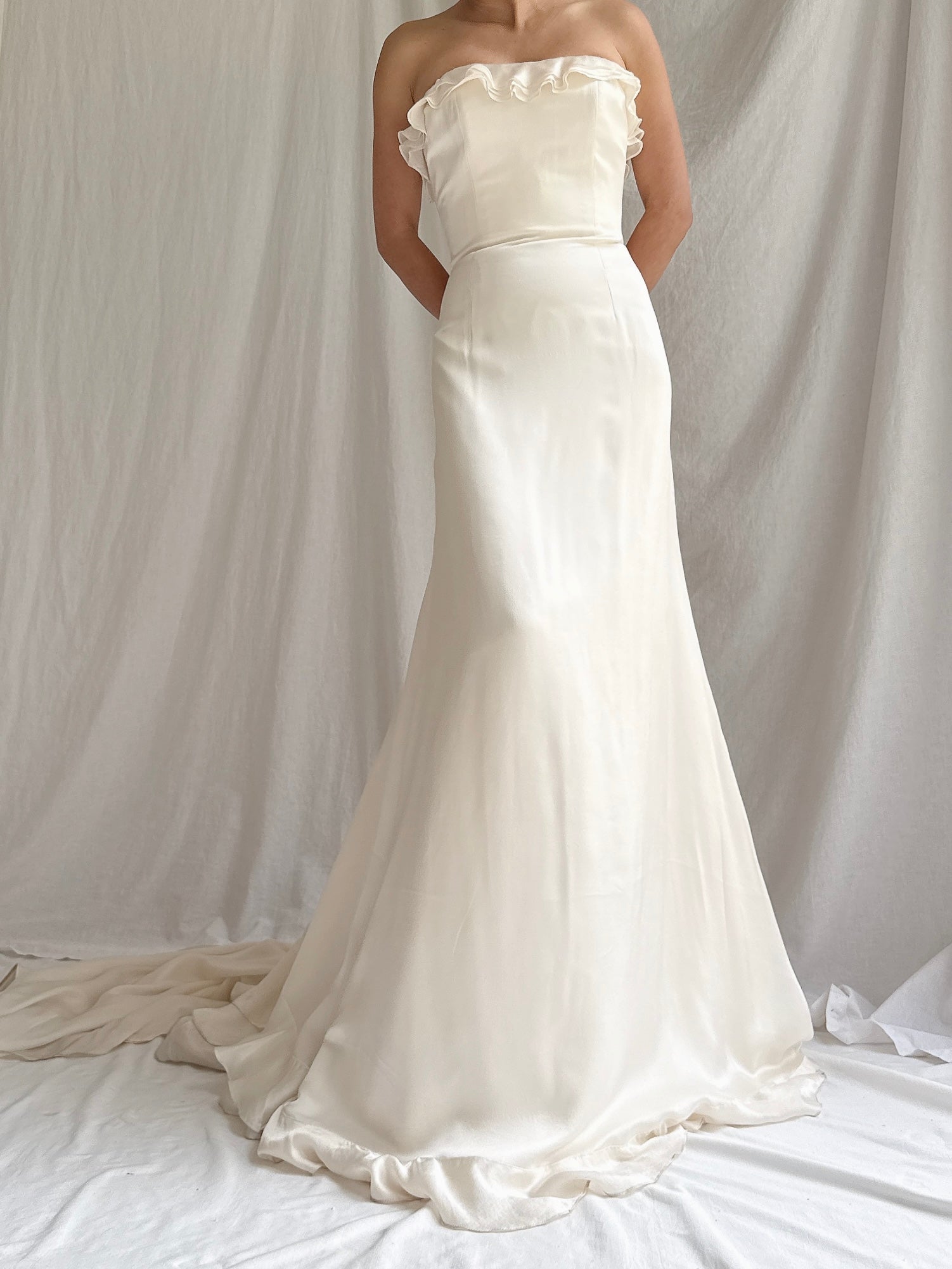 Vintage Saks 5th Ave Silk Organza Gown - S/4/6