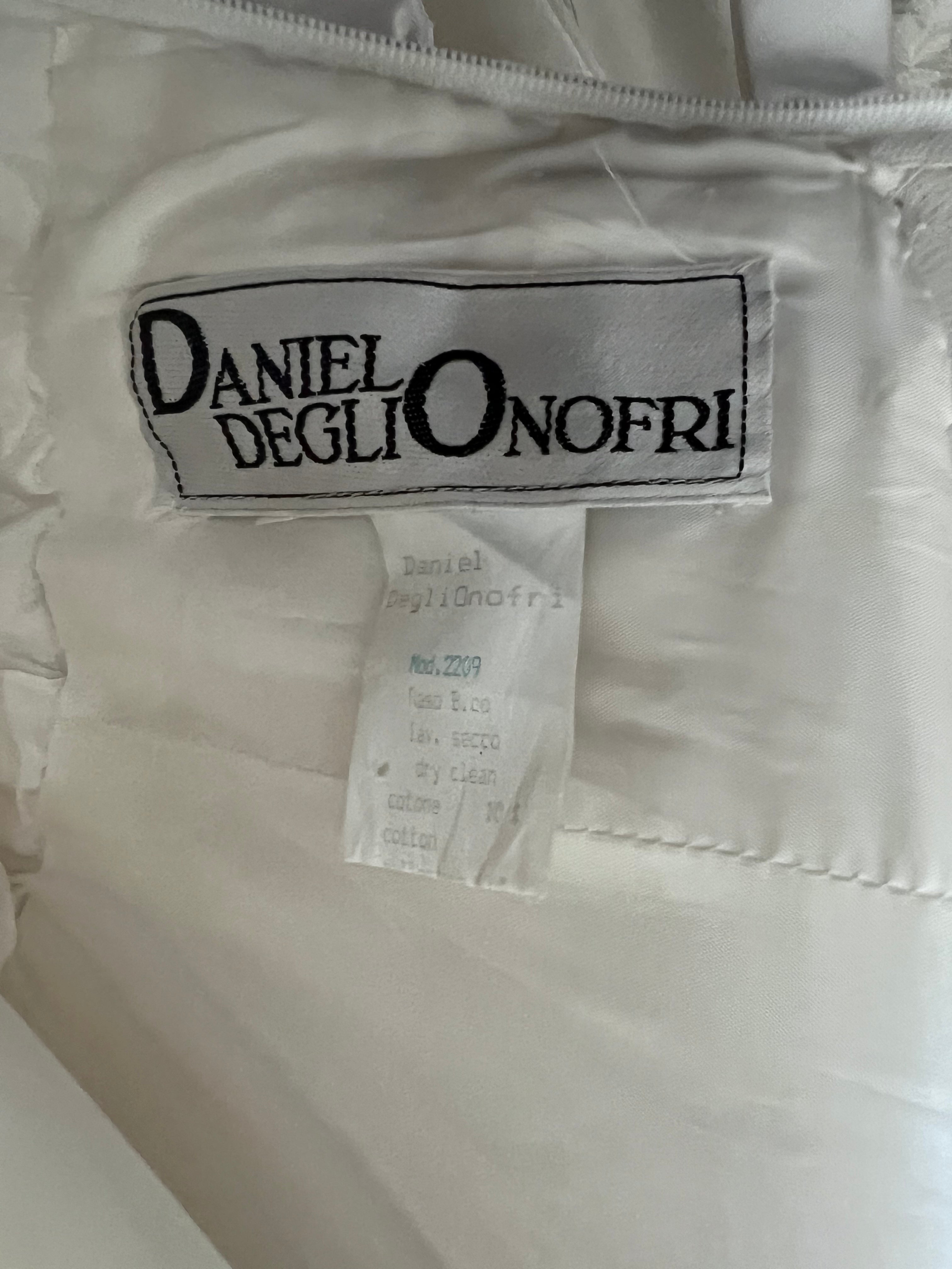 Vintage Daniel Degli Onofri Satin & Lace Gown - L/10