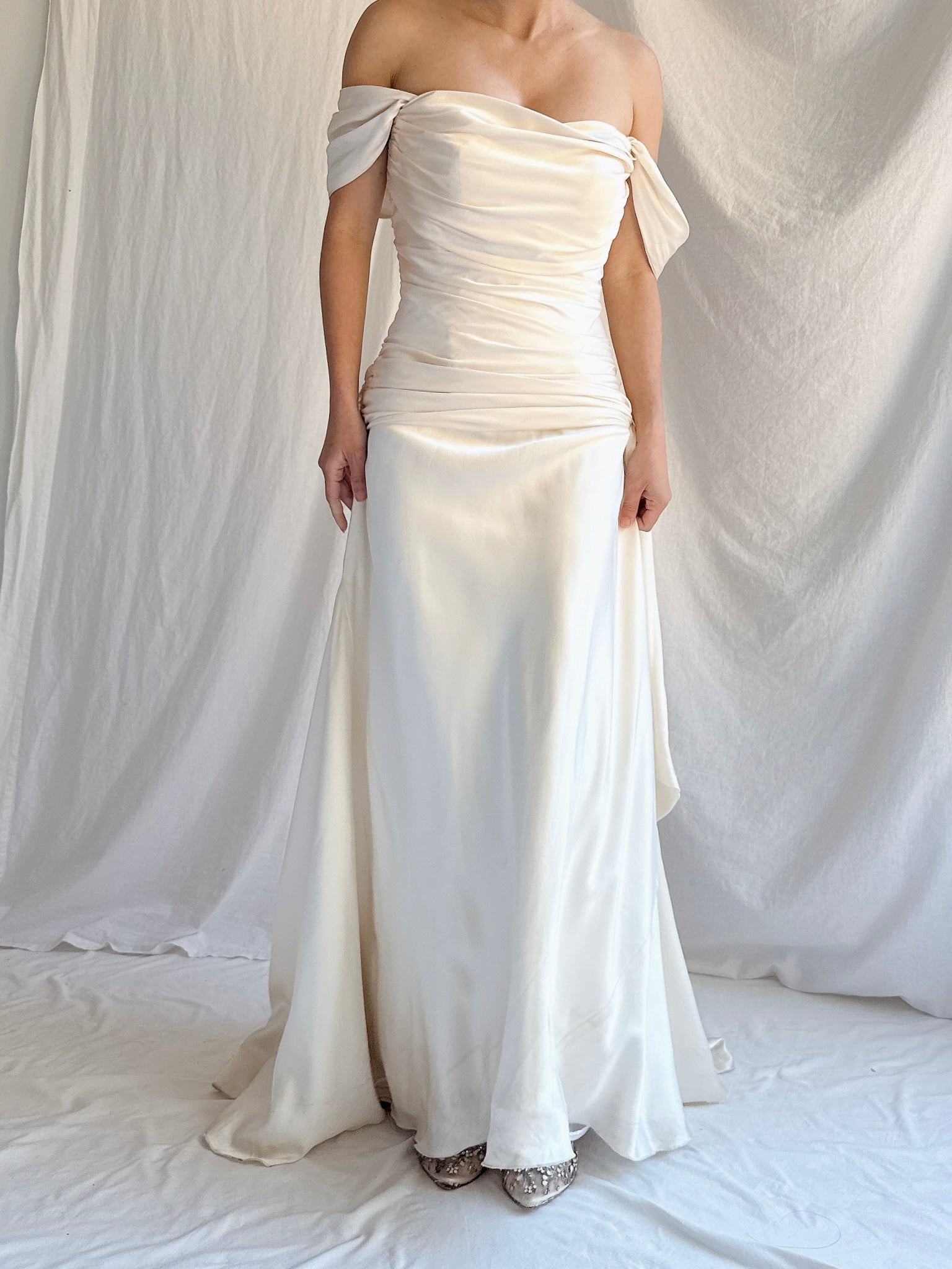 Vintage Amy Michelson Silk Gown - M
