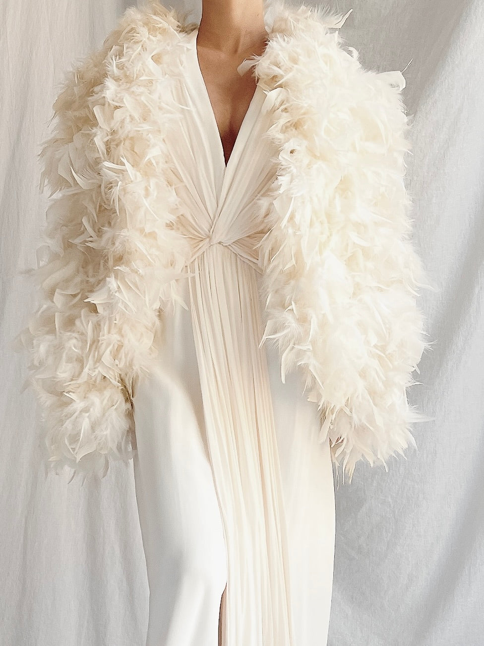 Vintage Feather Jacket - M