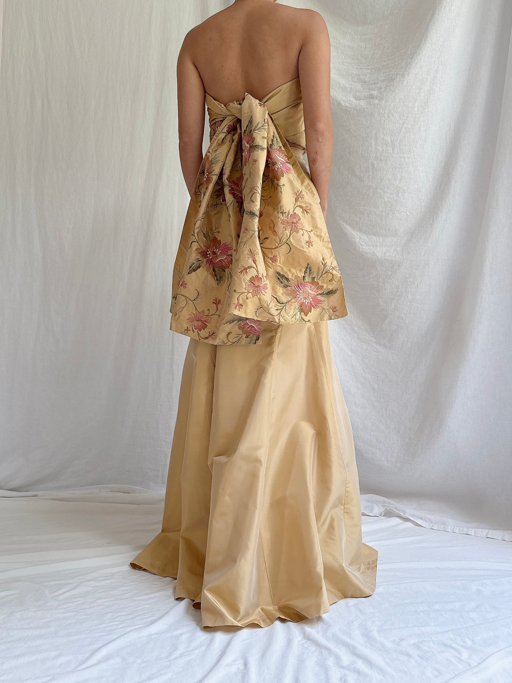 Vintage Paule Vasseur Silk 2-Piece Set - M FR 42