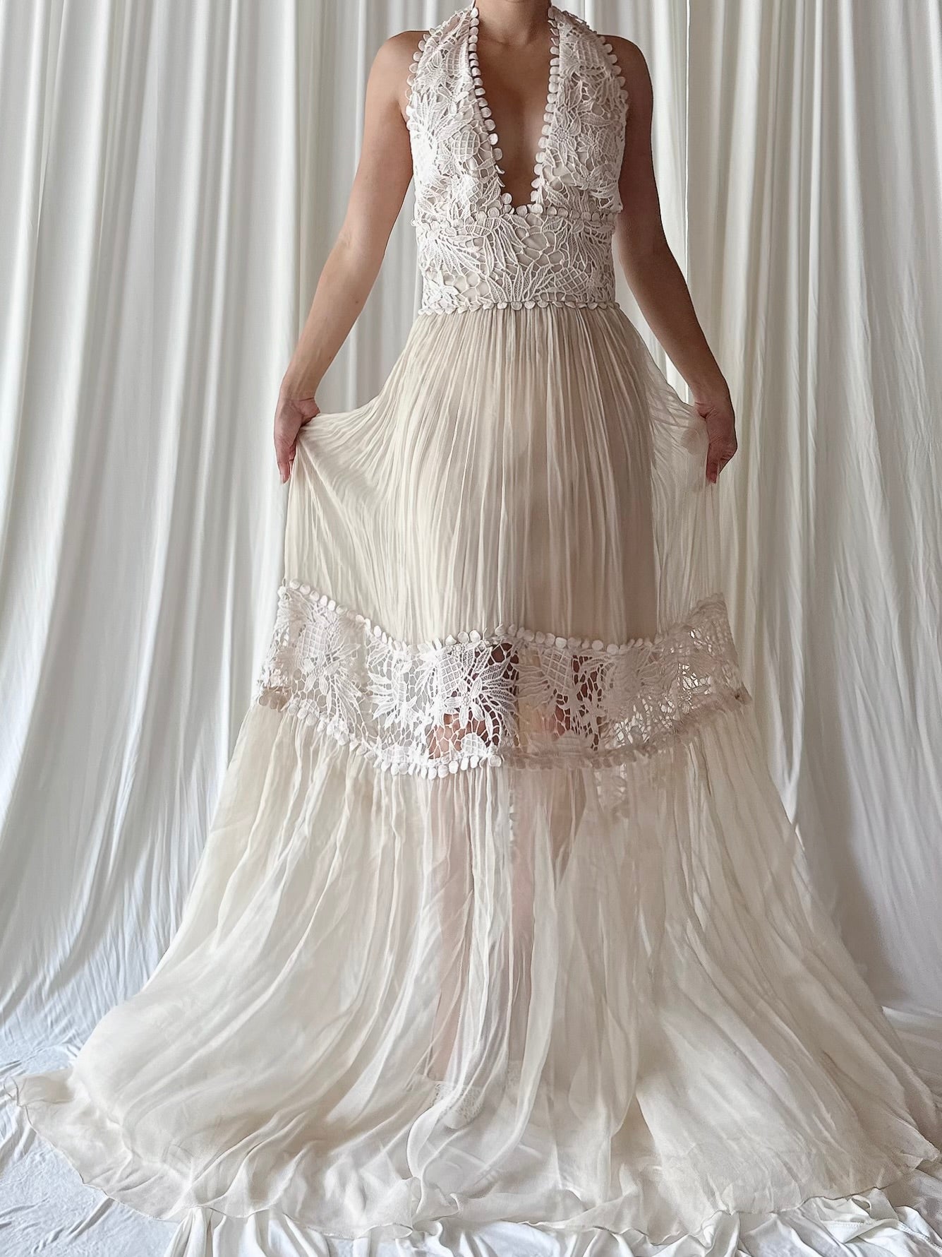 Maria Lucia Hohan Silk Knit Gown