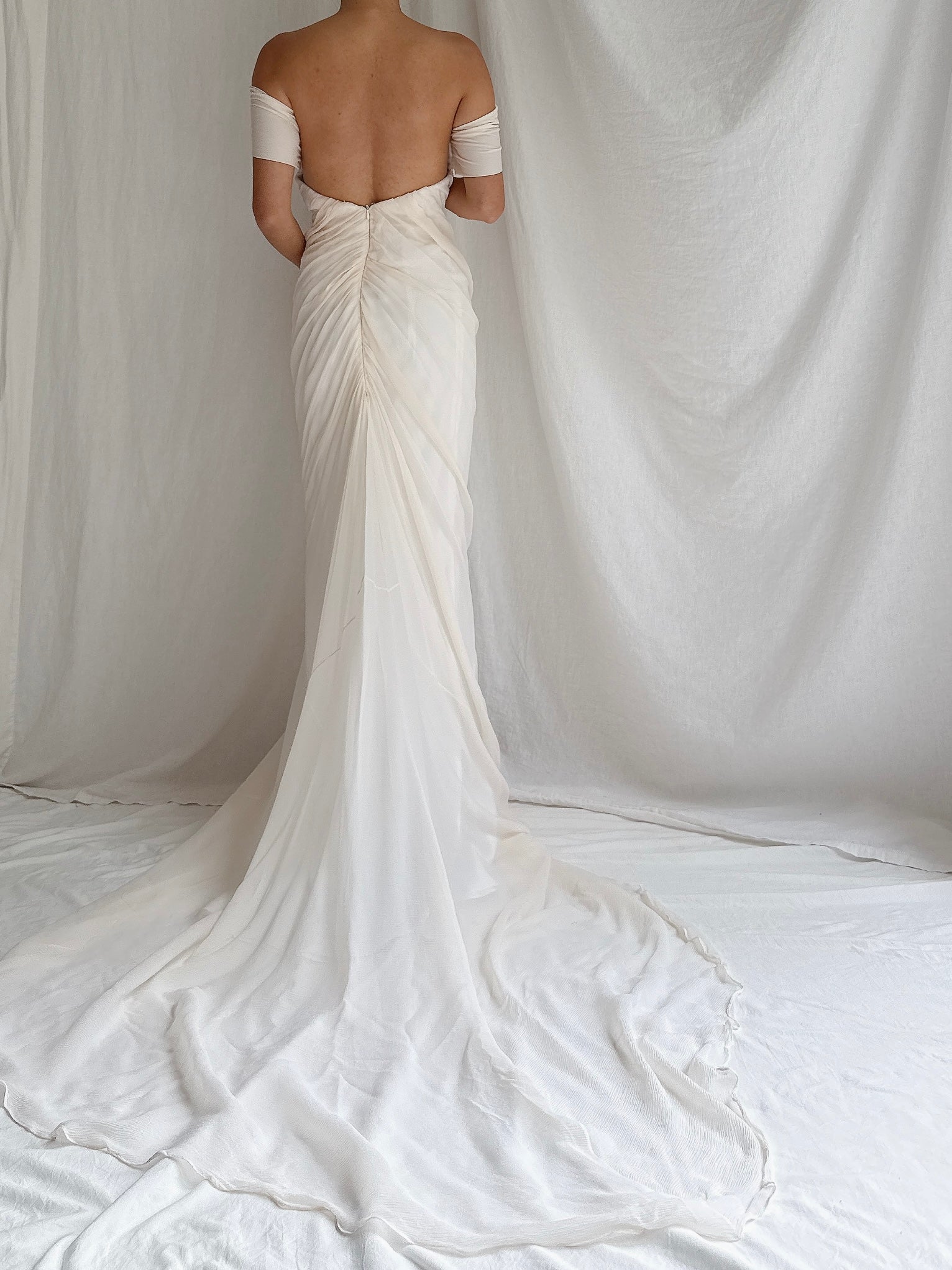 Vintage Peter Langner Italy Silk Gown - S/M