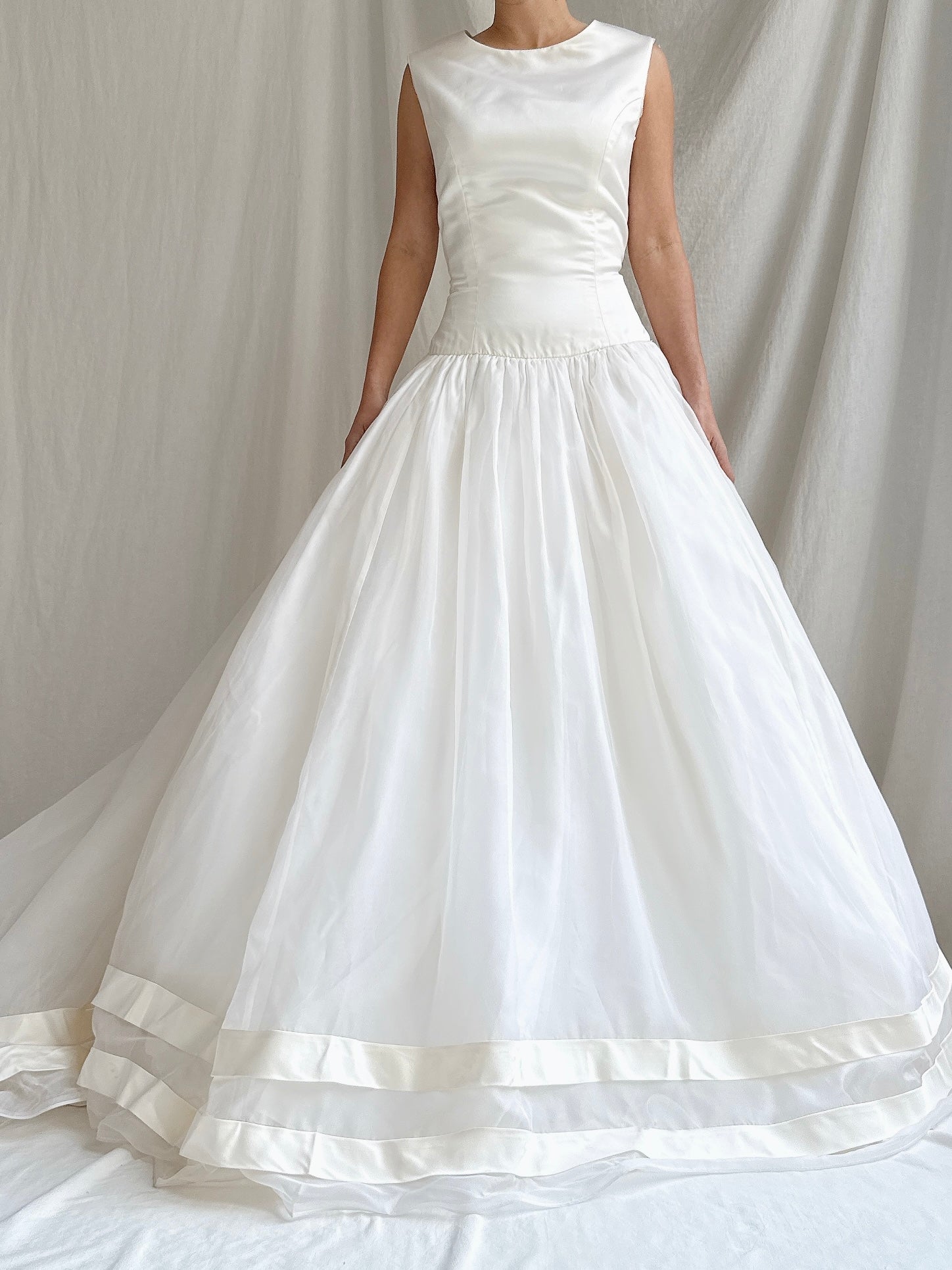 Vintage Nancy Issler Silk Organza Gown - M/6