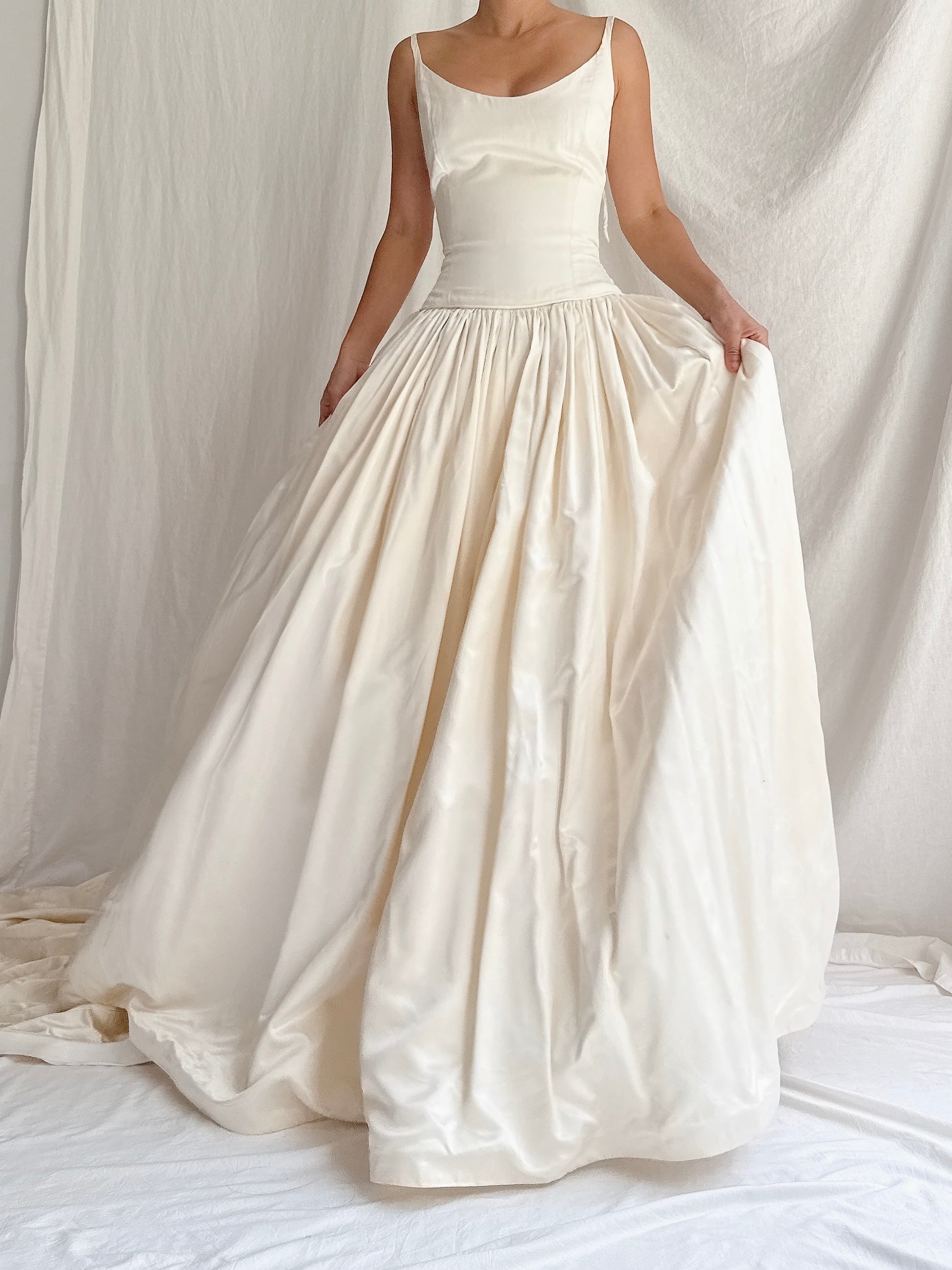 Vintage Lazaro Silk Gown - M/8