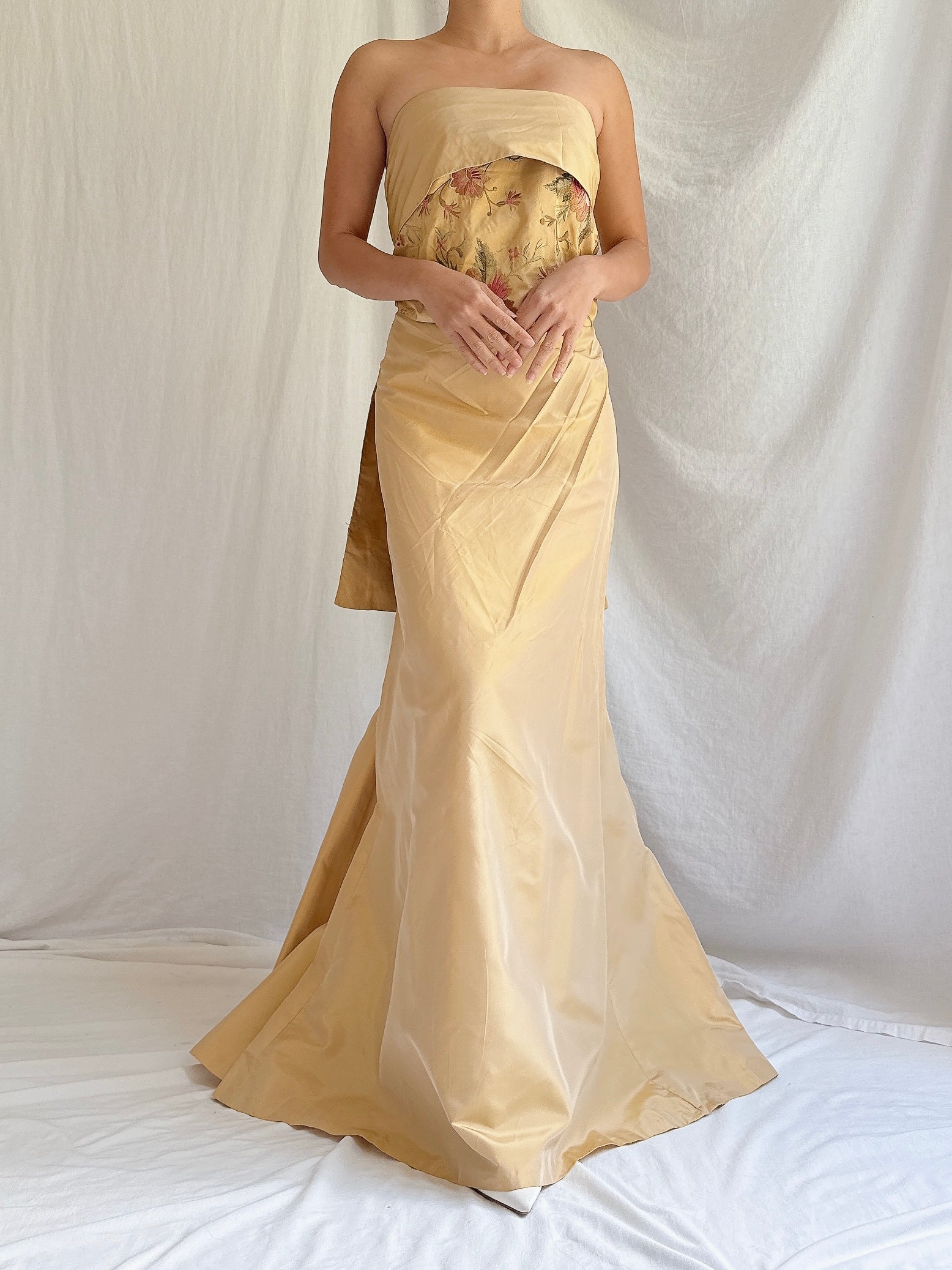 Vintage Paule Vasseur Silk 2-Piece Set - M FR 42