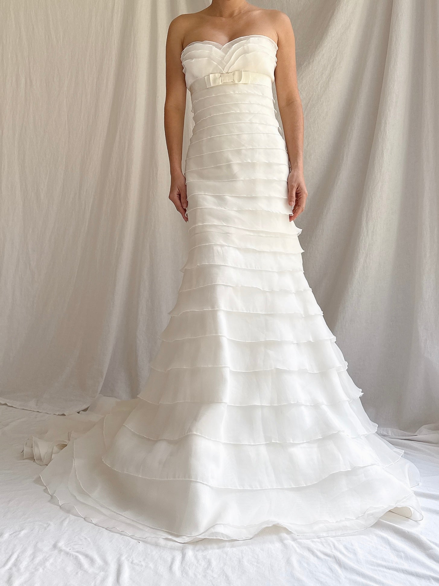 Vintage Ruffle Organza Dress - S/4