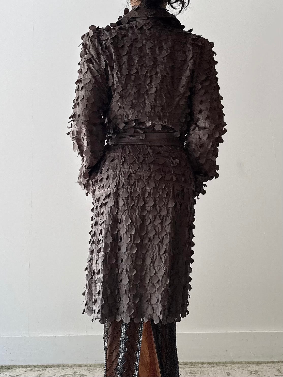 Vintage Cottonade Taffeta Jacket - FR38