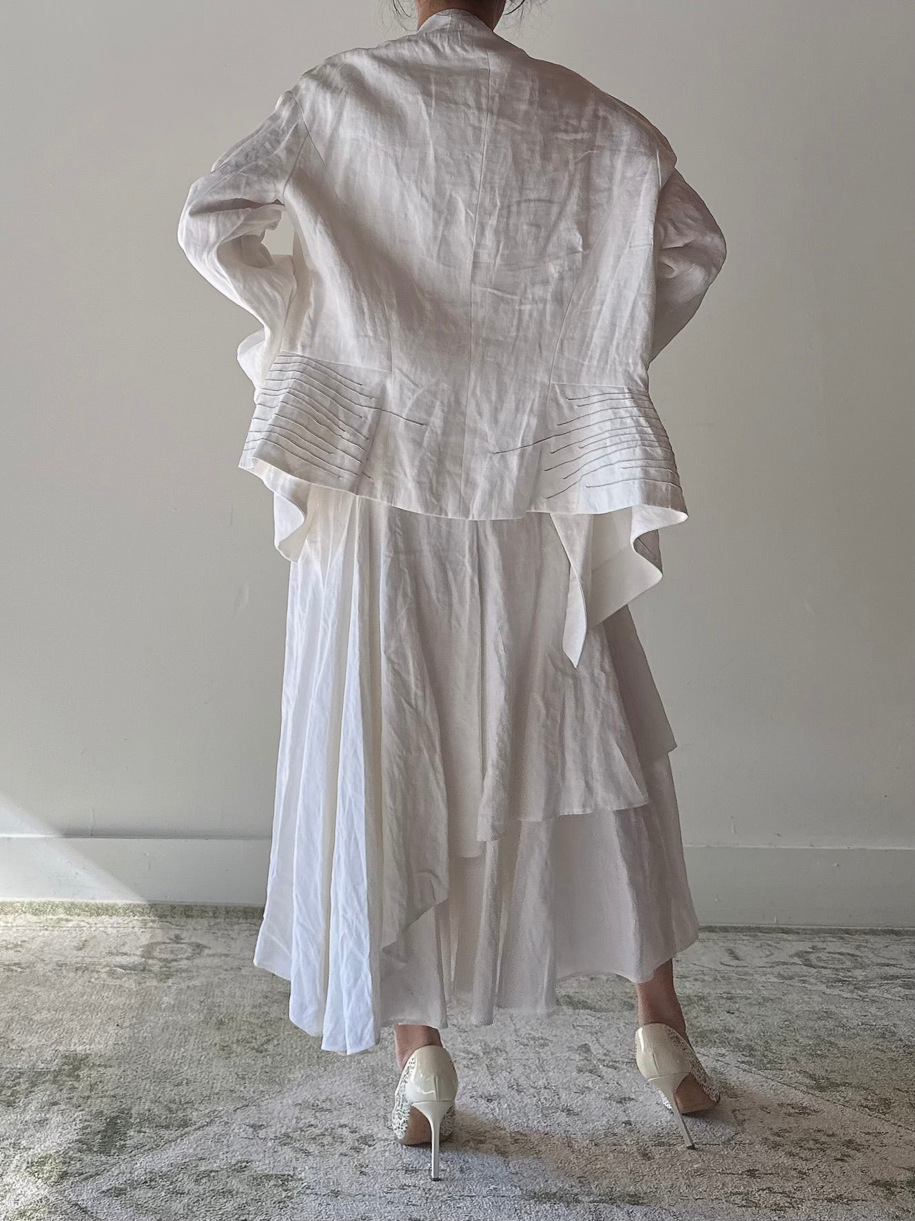 Vintage Anett Rostel Linen 2 Piece Set - FR44