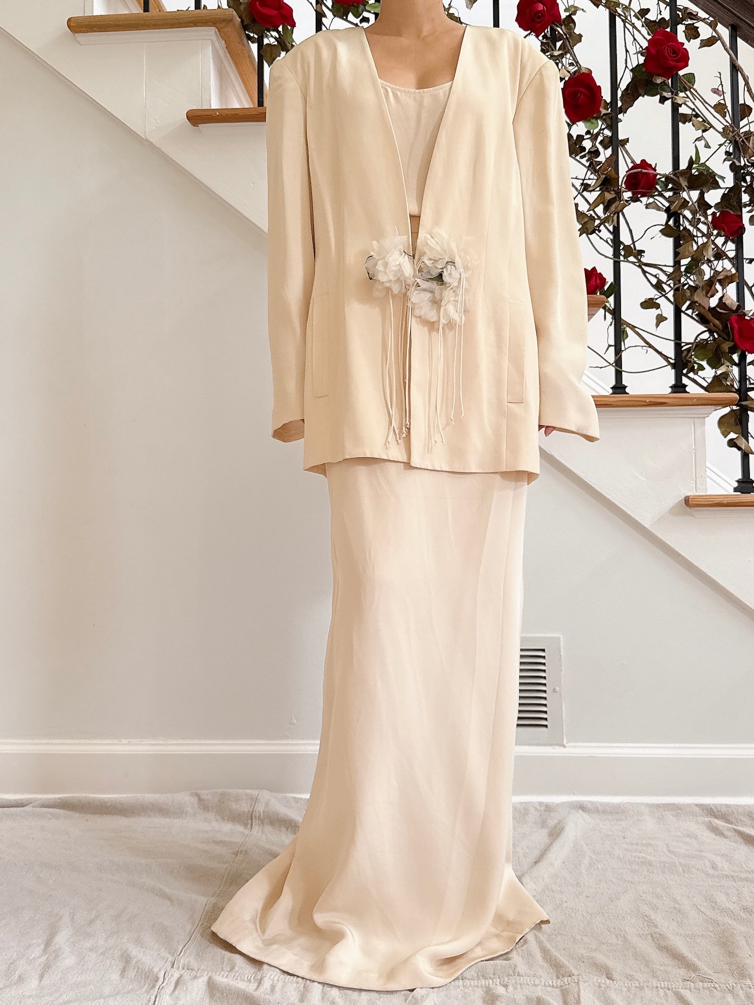 Vintage Magali Silk 3-Piece Set - Size US 8