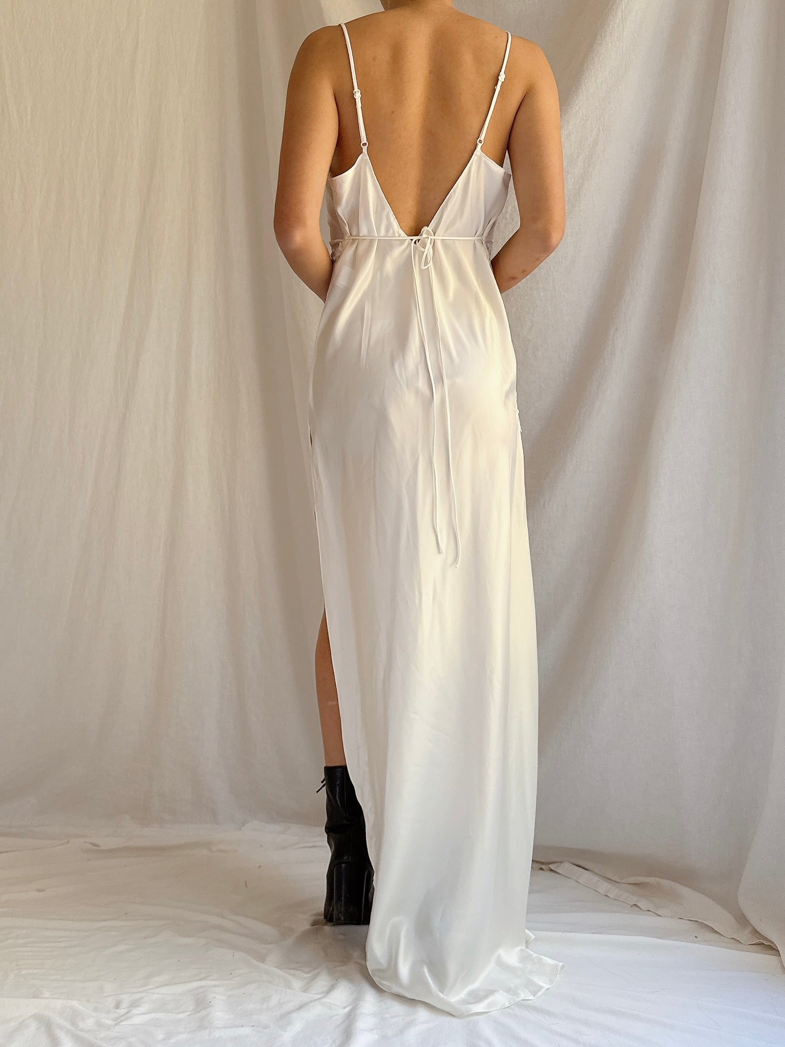 Vintage Satin Slip - S