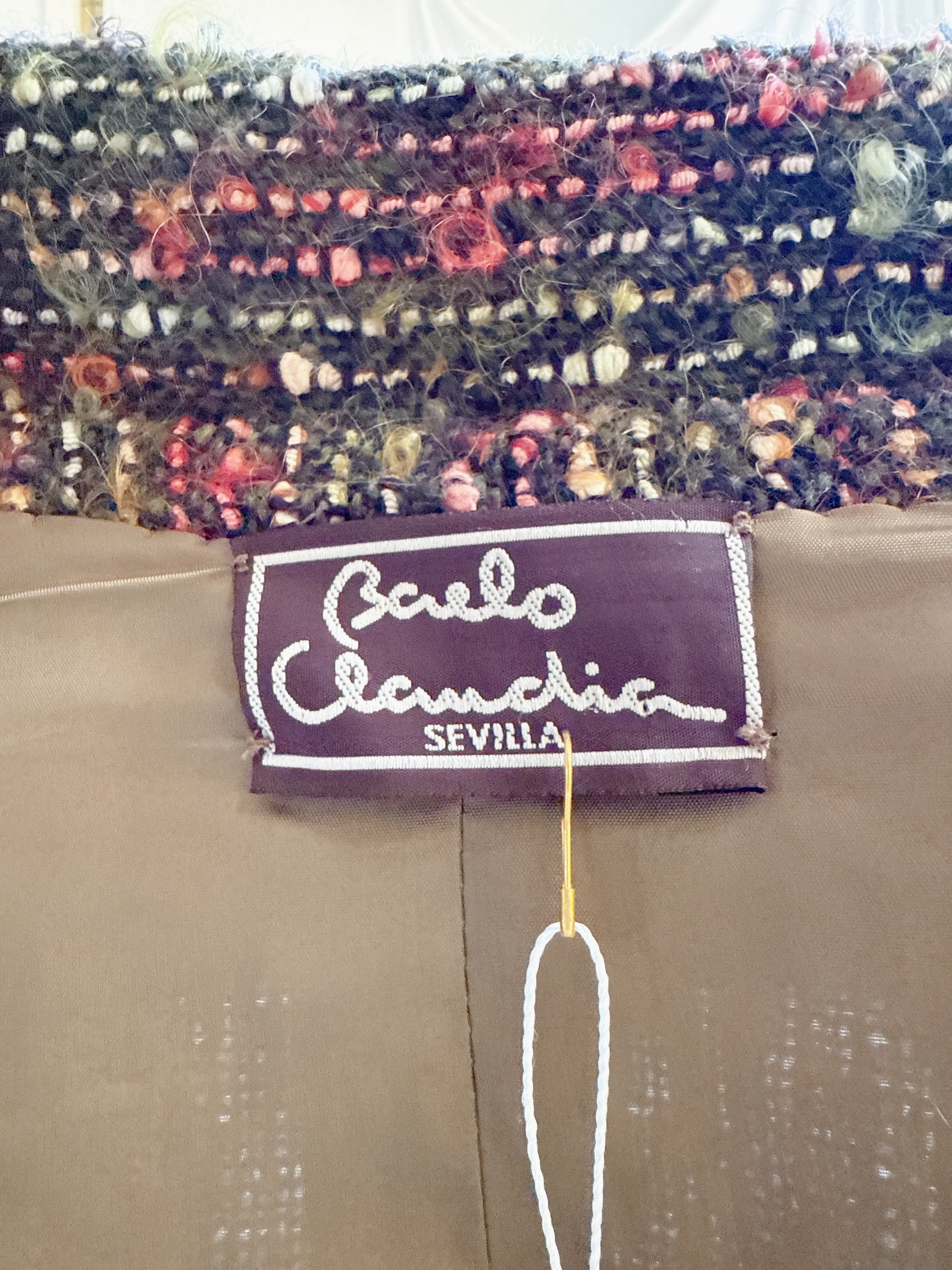 Vintage Baelo Claudia Tweed Jacket - M