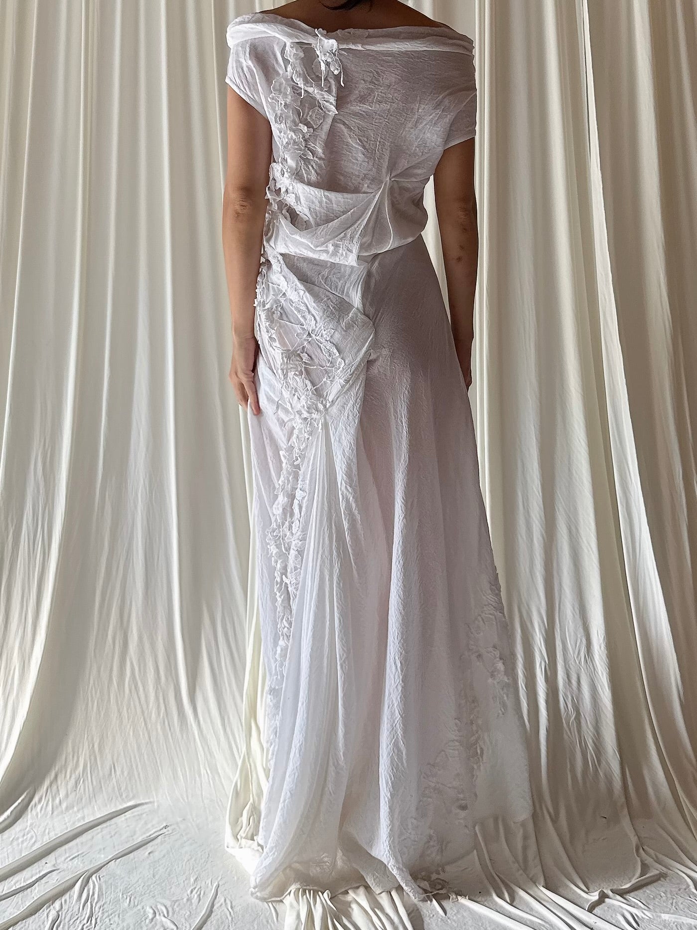 Vintage Annett Rostell Linen Dress - L