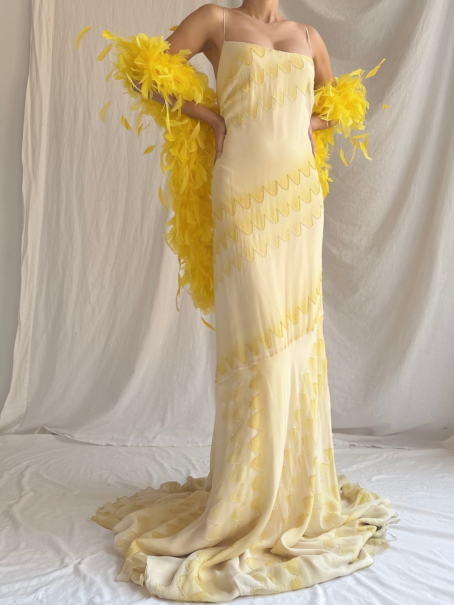 Vintage IF Couture Silk Gown - IT 44/M/L