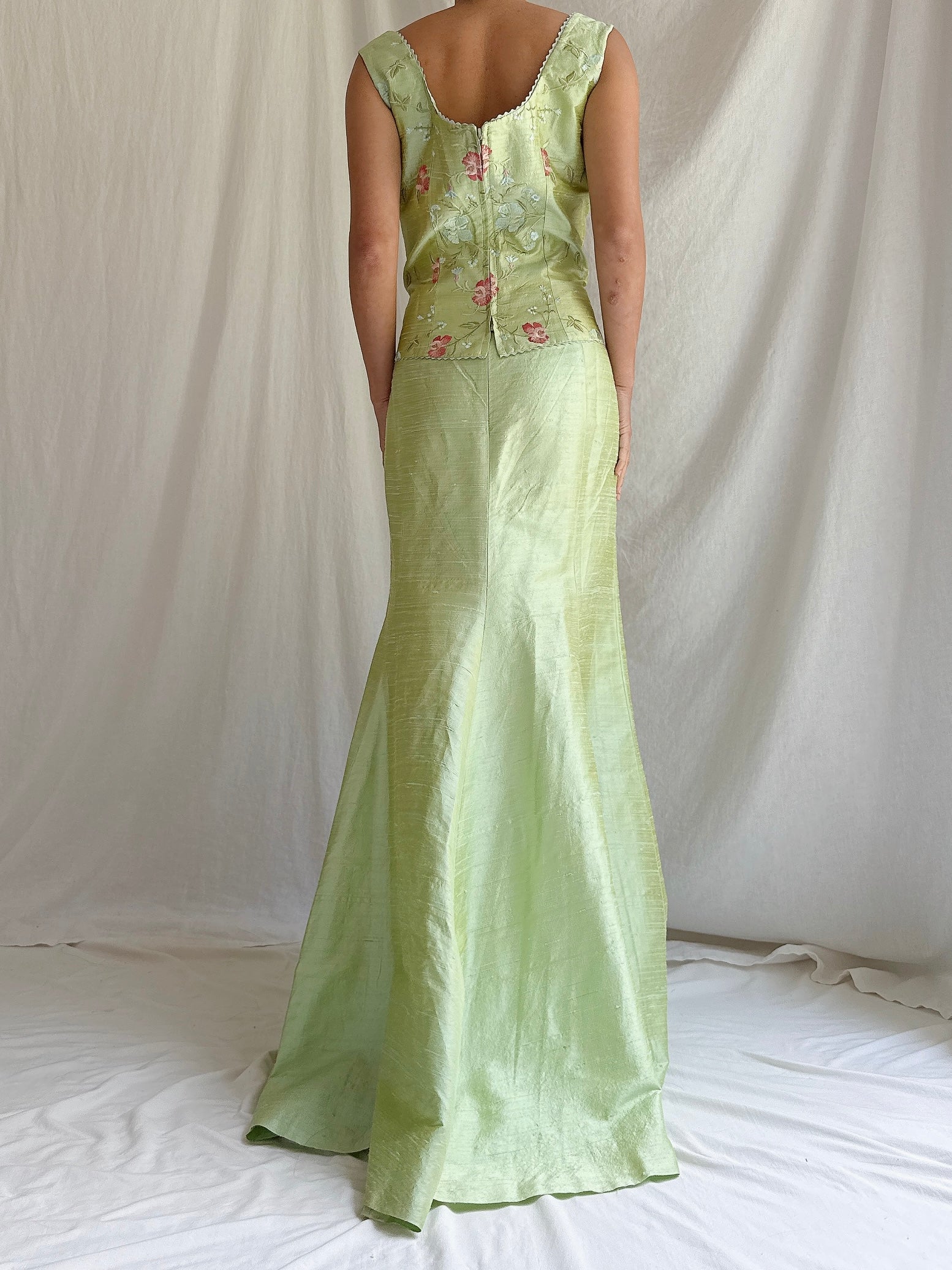 Vintage Paule Vasseur Silk Set - M/L FR 44