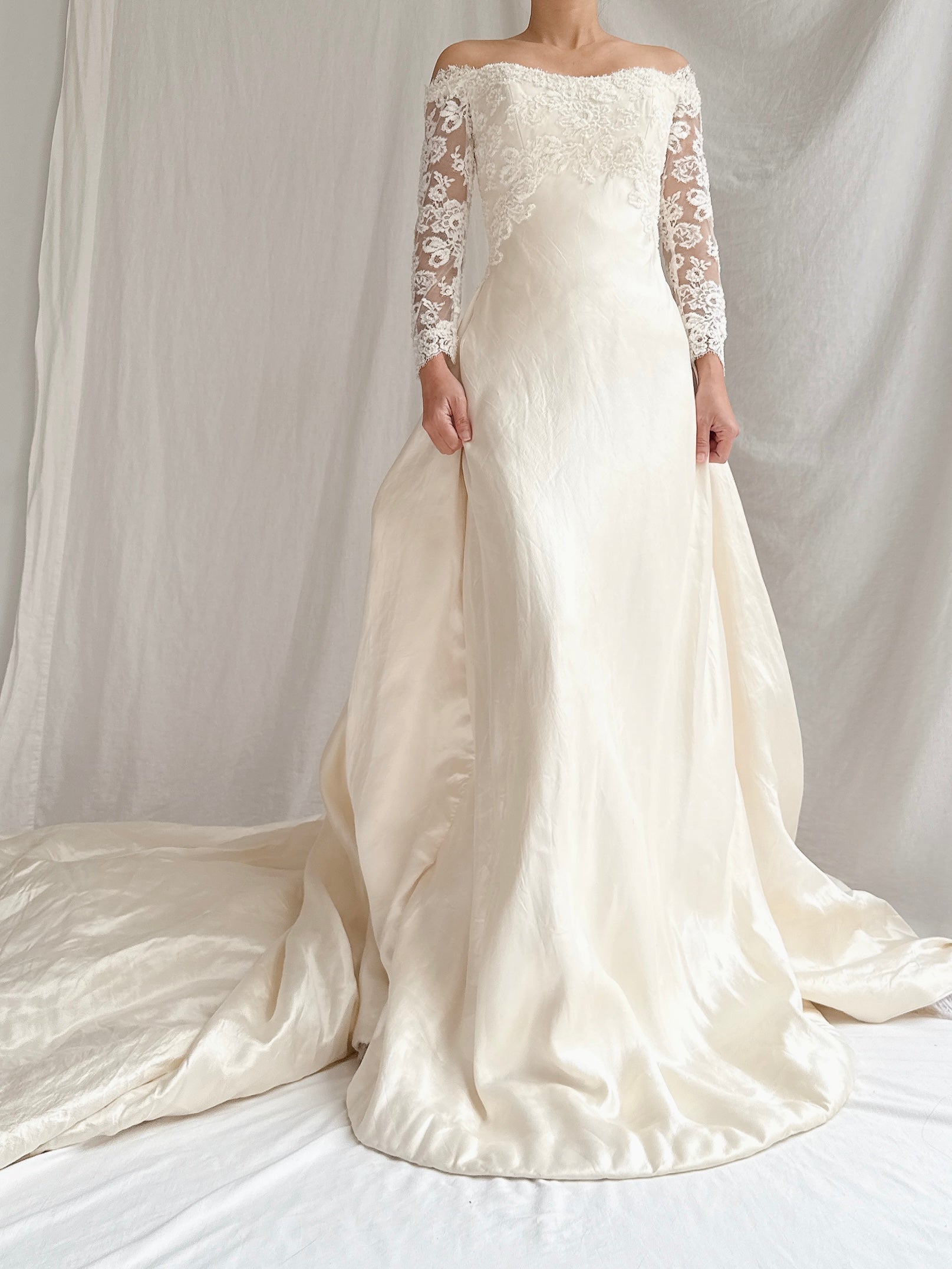 Vintage Lorenzo Caprile Couture Silk Gown - S/4/6