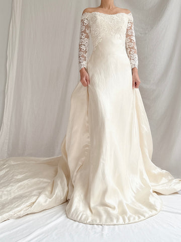 Vintage Lorenzo Caprile Couture Sulk Gown - S/4/6