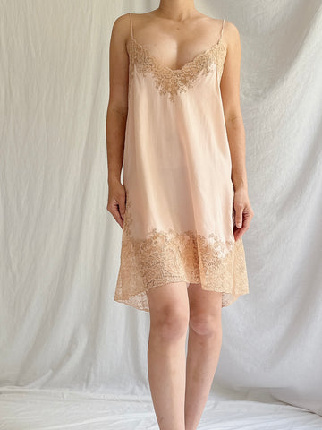 1930s Silk Teddy/Slip - M