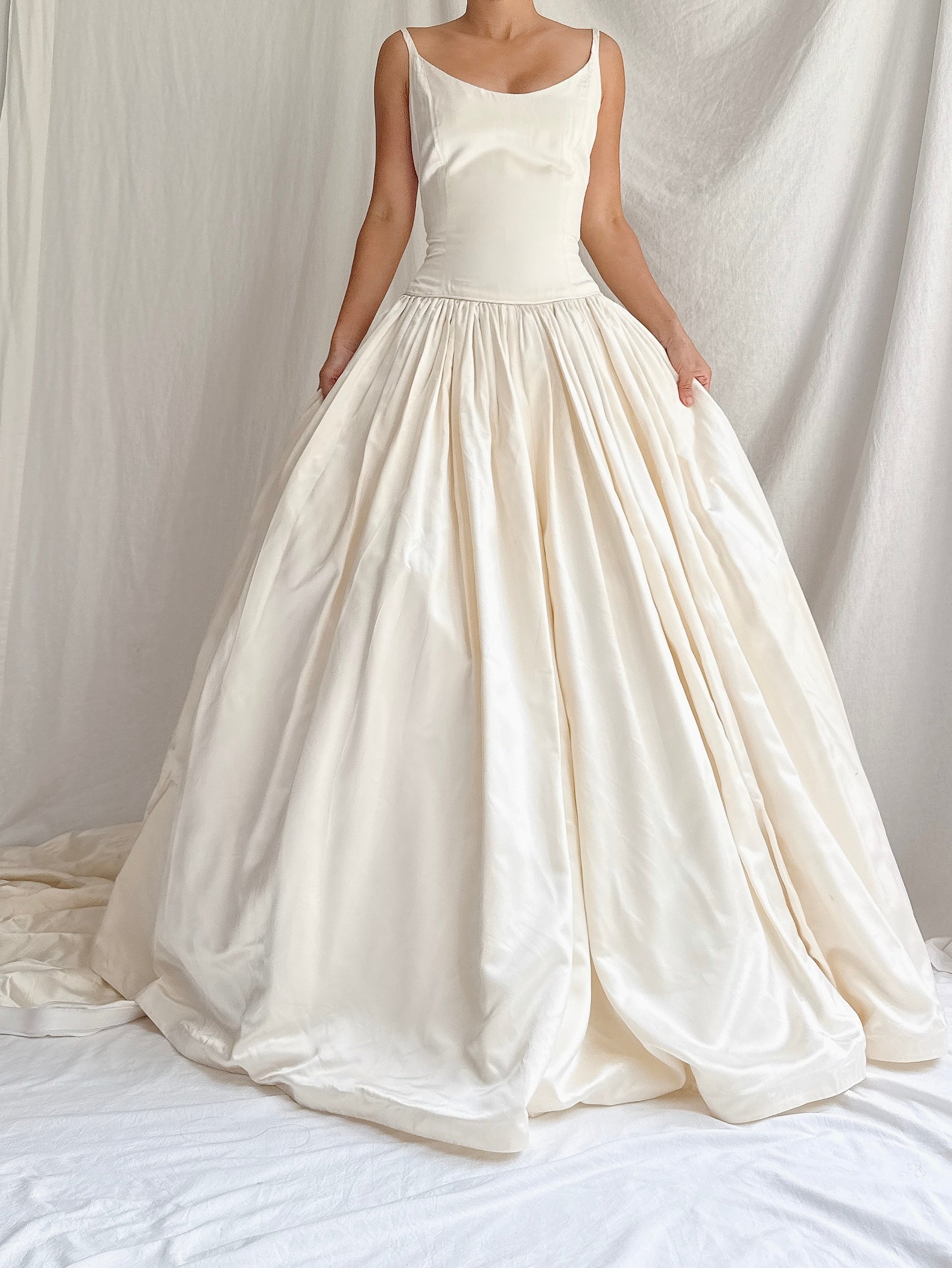 Vintage Lazaro Silk Gown - M/8
