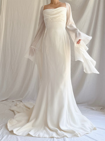 Vintage Angel Sleeves Gown - M/6