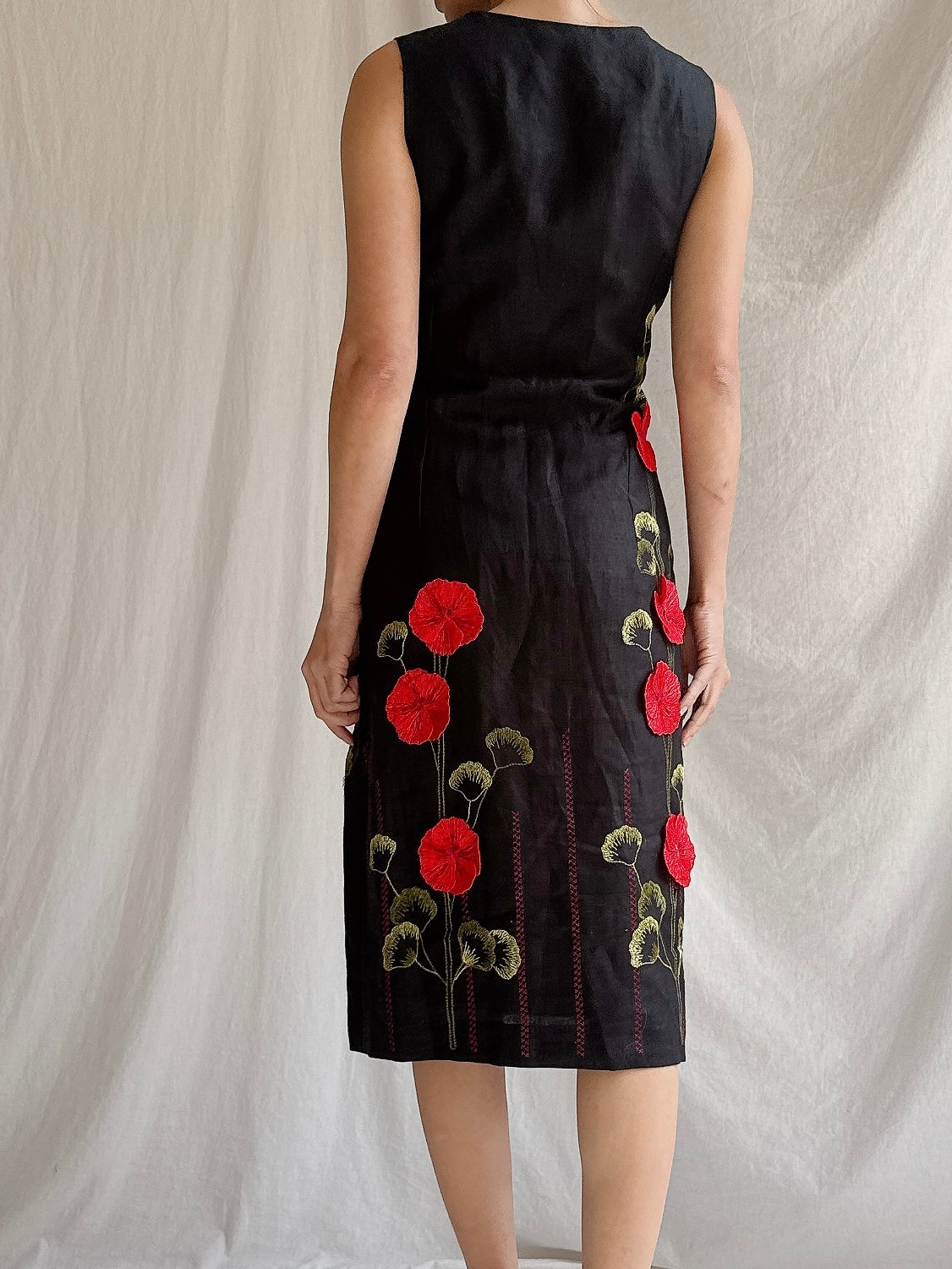 Vintage Cottonade Paris Shift Dress - M