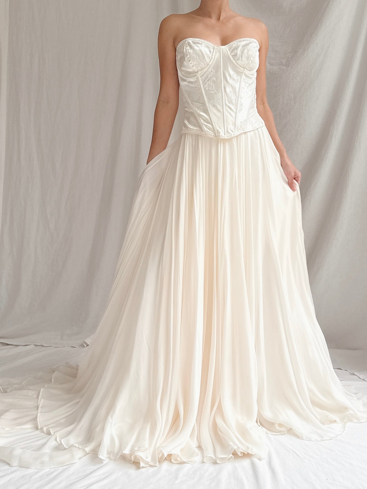 Vintage Silk 2-Piece Set - S-M