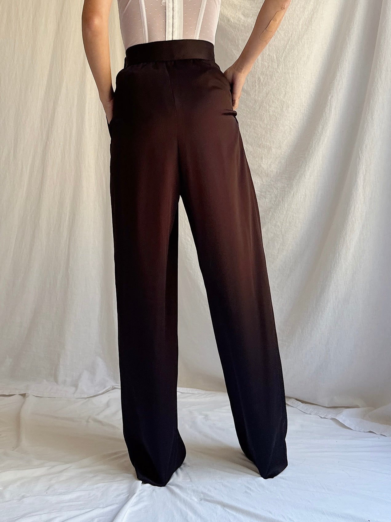 Vintage Black Trousers - S/4