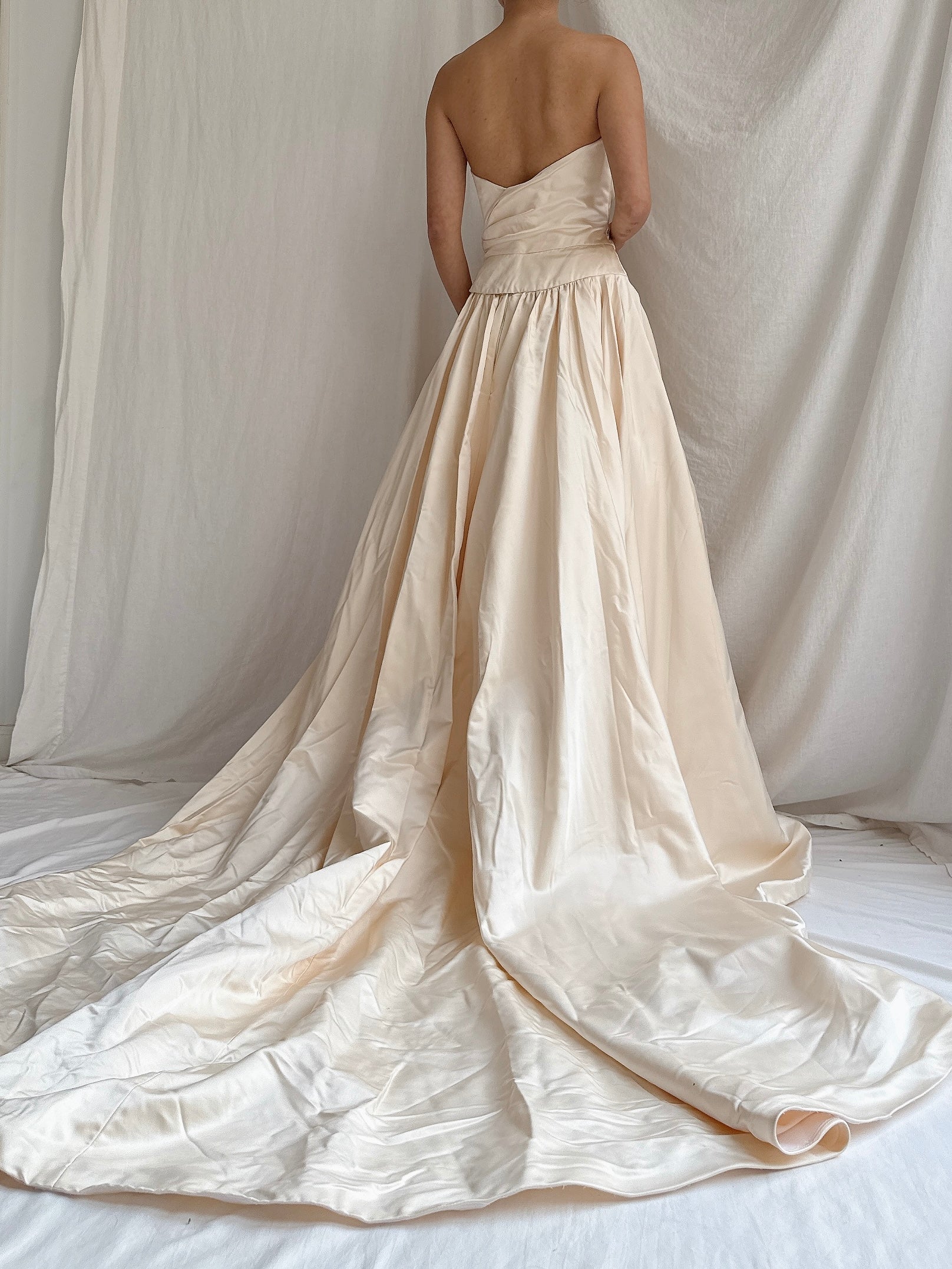 Vintage Marisa Silk Gown - Size 8