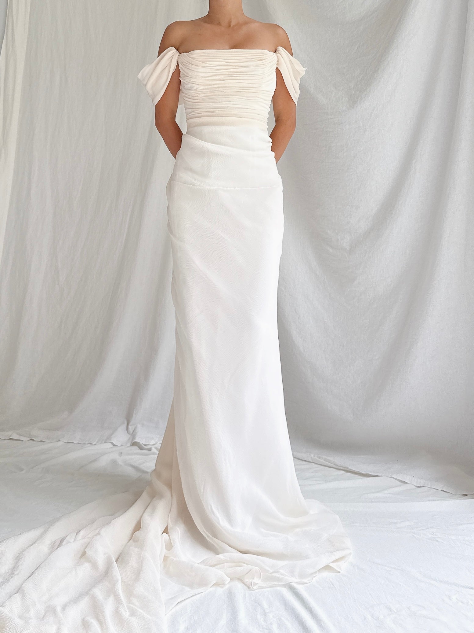 Vintage Peter Langner Italy Silk Gown - S/M
