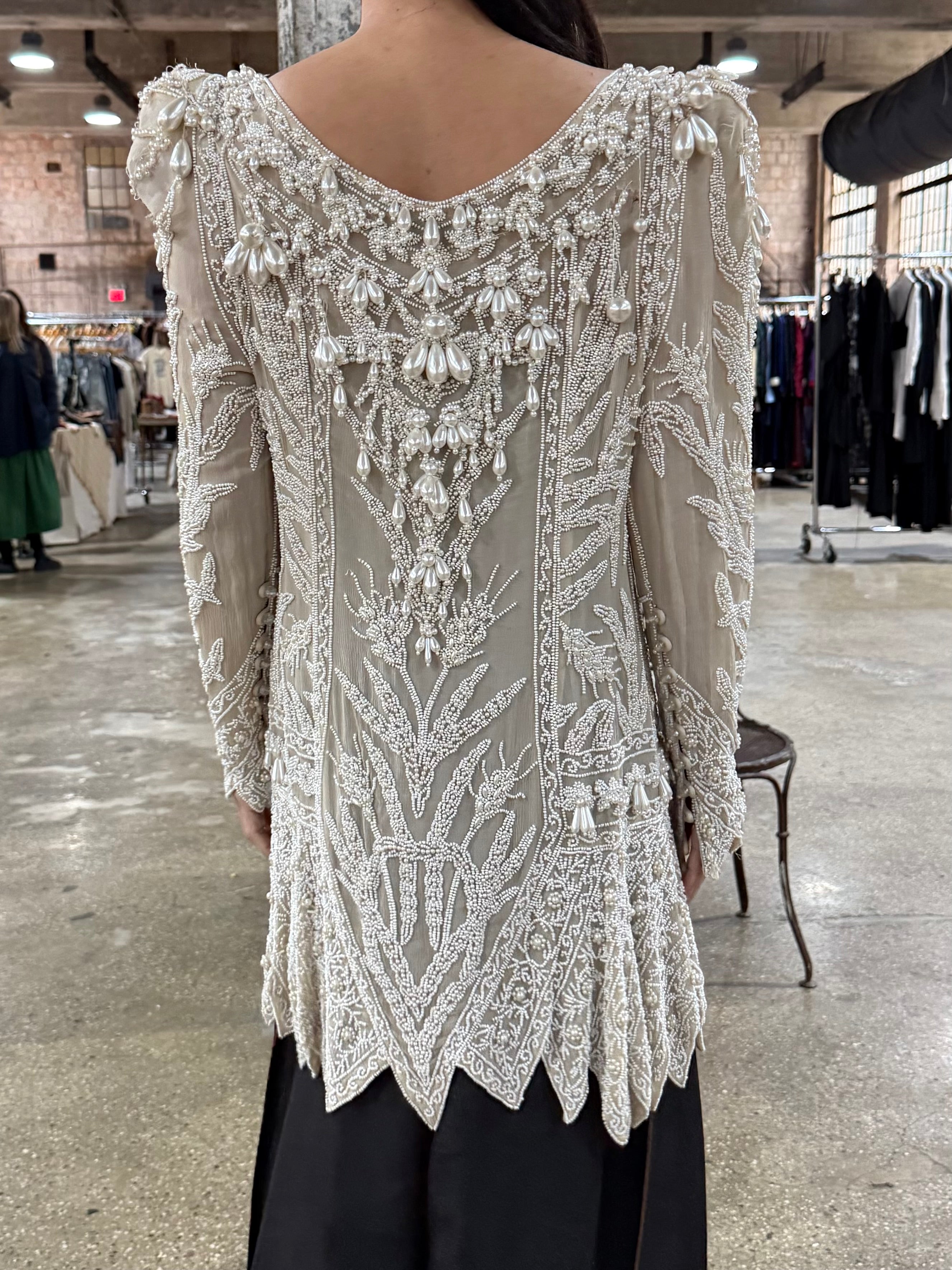 Vintage Eavis & Brown Silk Duster -XS