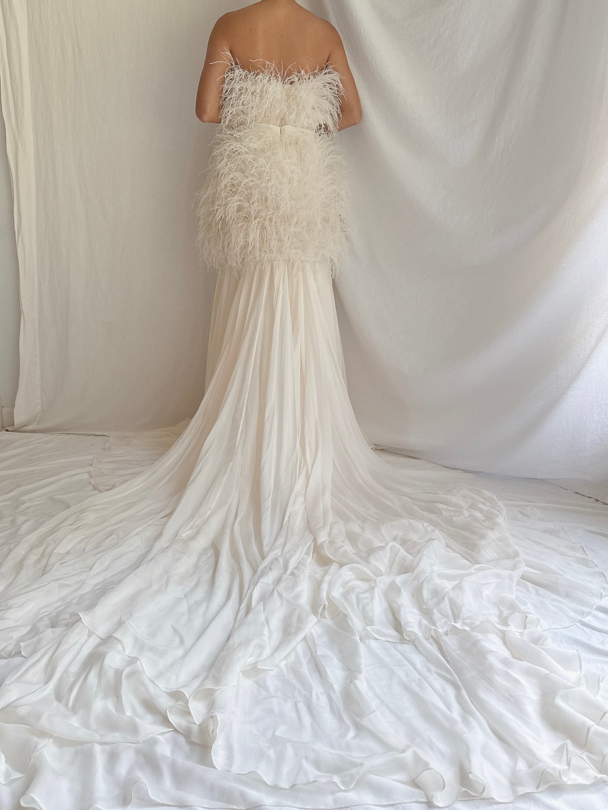 00 Feather and Silk Set - S/4