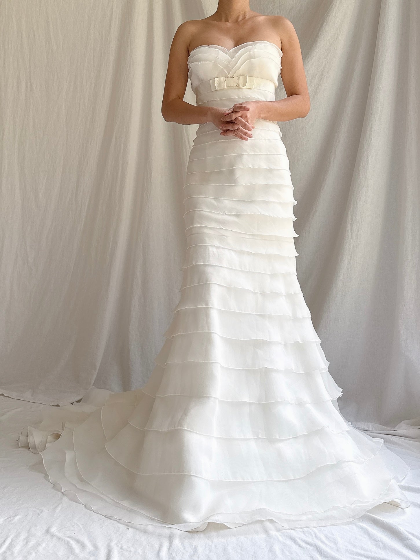 Vintage Ruffle Organza Dress - S/4