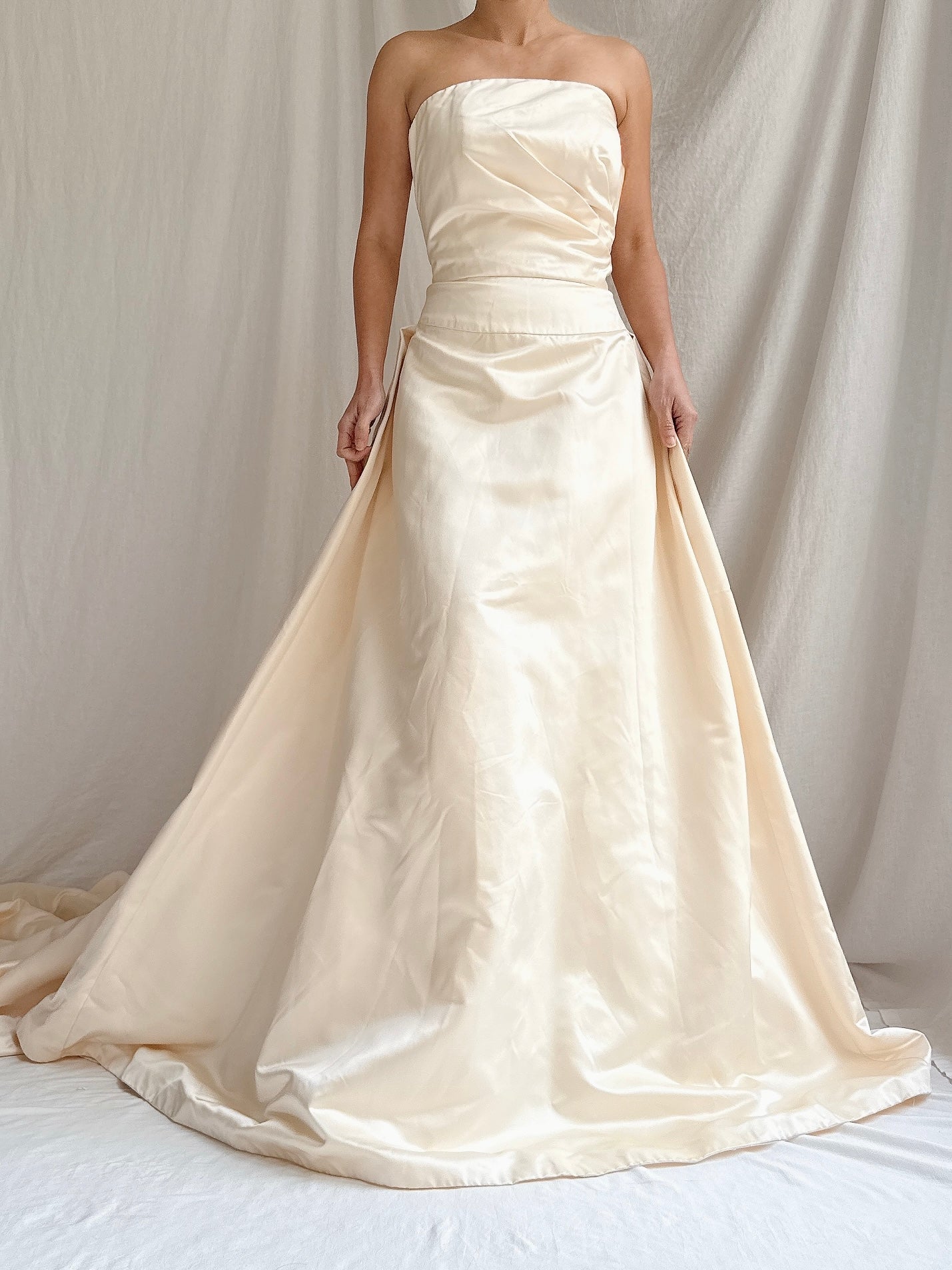 Vintage Marisa Silk Gown - Size 8